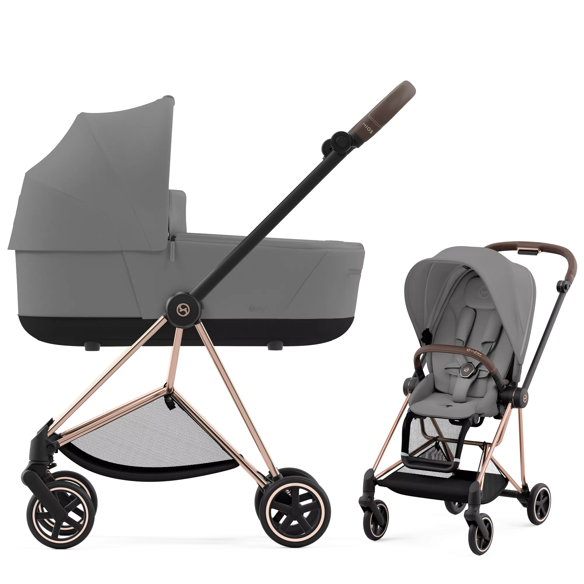 Cybex Mios 3.0 - 2w1 | Mirage Grey (Rosegold Frame)