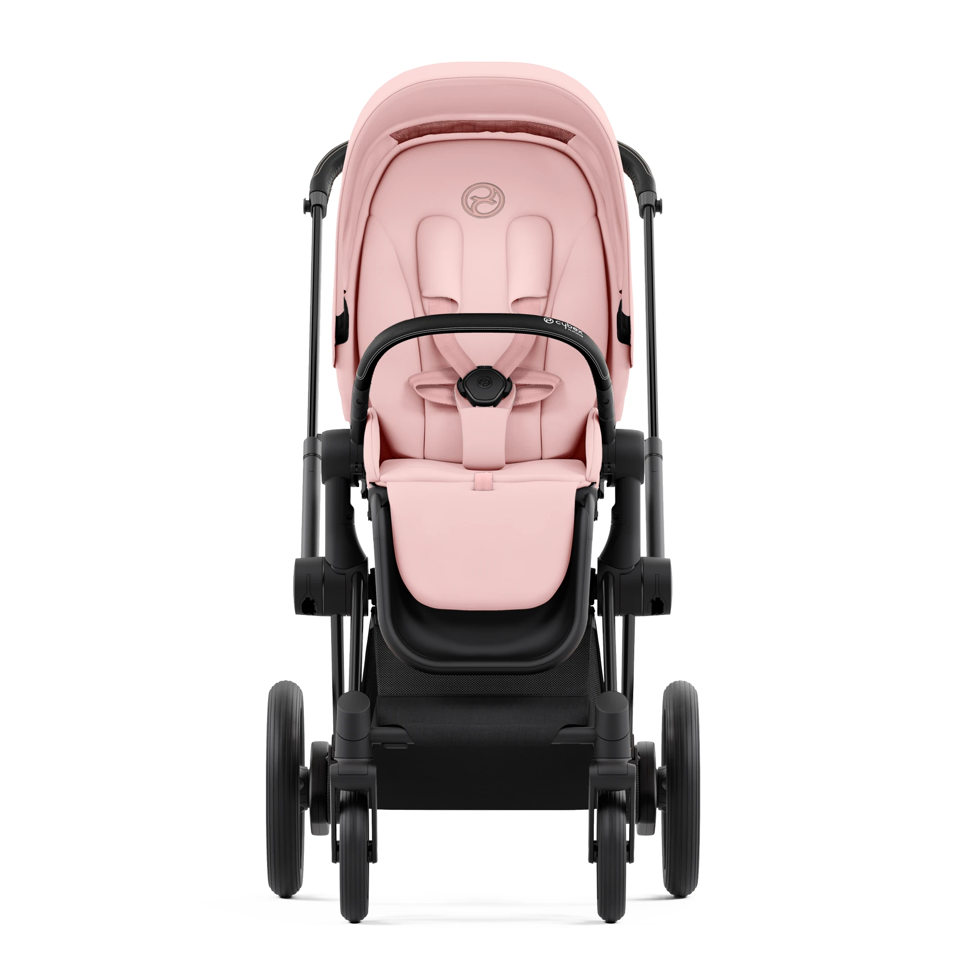 Cybex e-Priam 4.0 - 2w1 | Peach Pink (Matt Black Frame) Cybex e-Priam 4.0 - 2w1 | Peach Pink (Matt Black Frame)