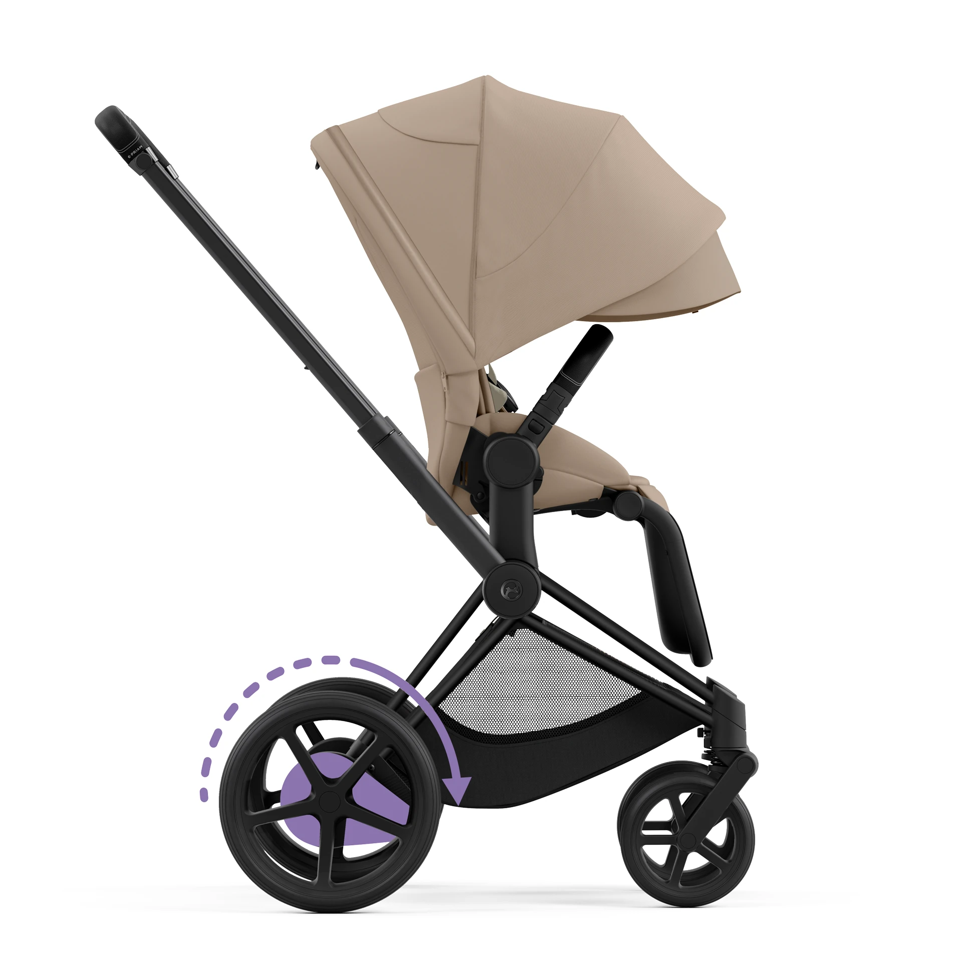 Cybex e-Priam 4.0 - 2w1 | Cozy Beige (Matt Black Frame) Cybex e-Priam 4.0 - 2w1 | Cozy Beige (Matt Black Frame)