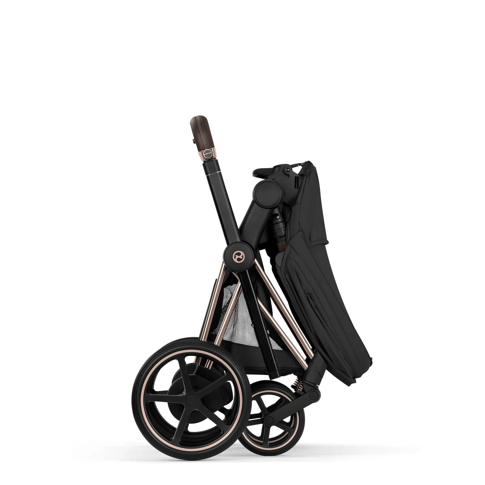 Cybex e-Priam 5.0 - wózek 2w1 | Sepia Black - Rosegold (Comfort)