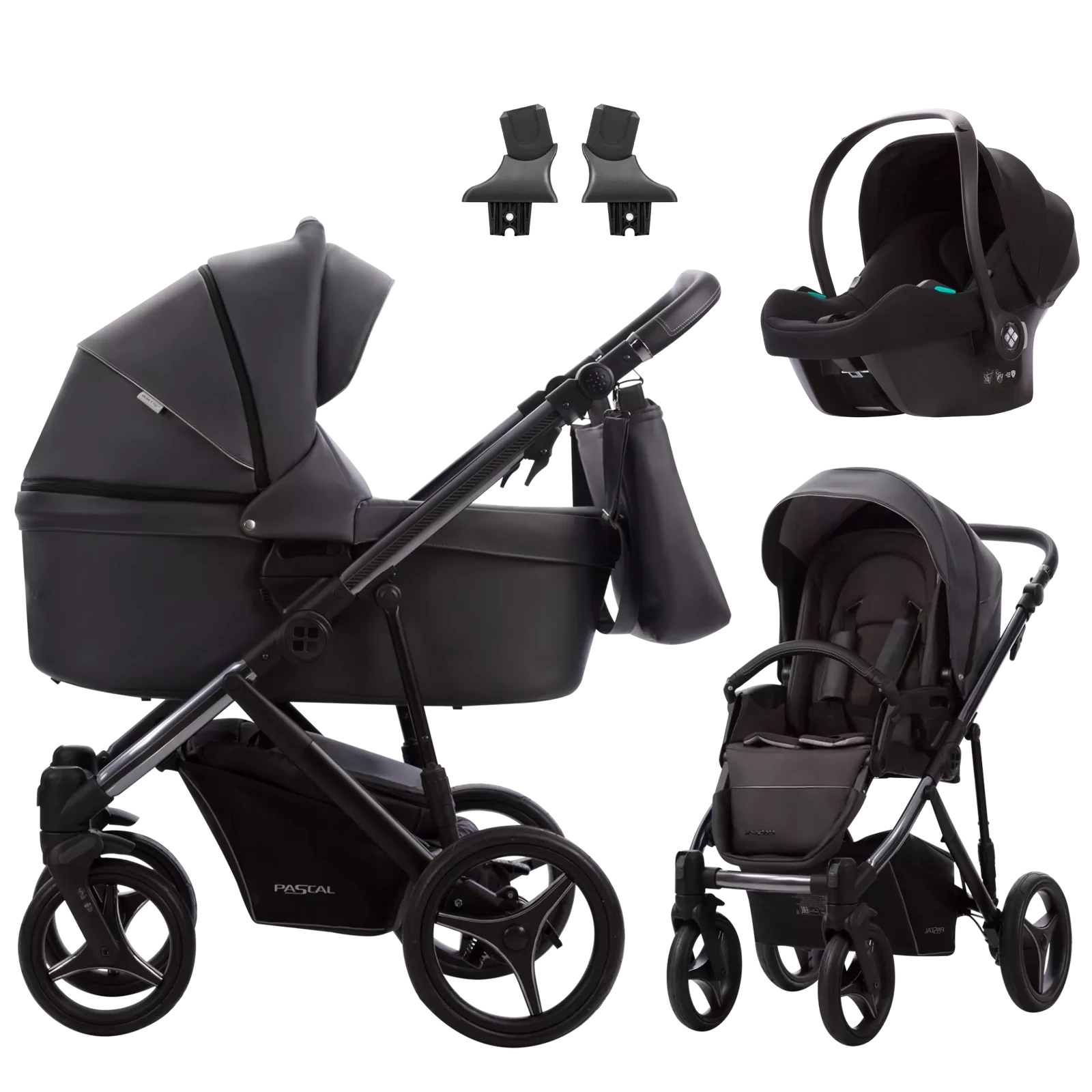 Bebetto Pascal Premium Class + Bebetto Cosmo 2.0 +GRATIS - 3w1 | Dark 02