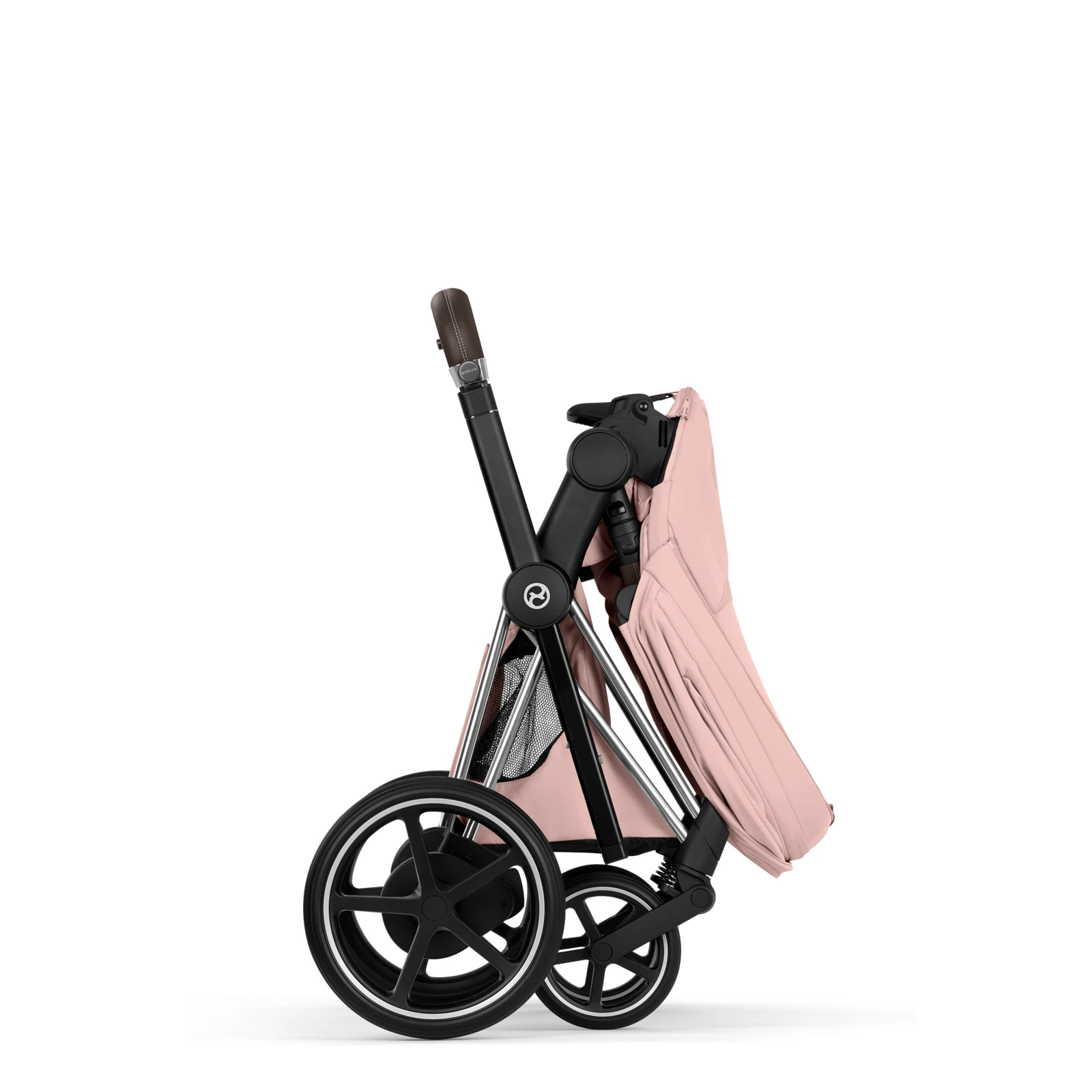 Cybex e-Priam 5.0 - wózek 2w1 | Peach Pink - Chrome (Style)