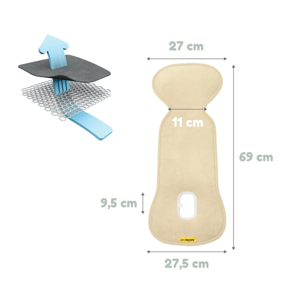 Wkładka antypotowa Aeromoov do fotelika 0-13 kg | Magnolia (Limited Edition) Wkładka antypotowa Aeromoov do fotelika 0-13 kg | Magnolia (Limited Edition)