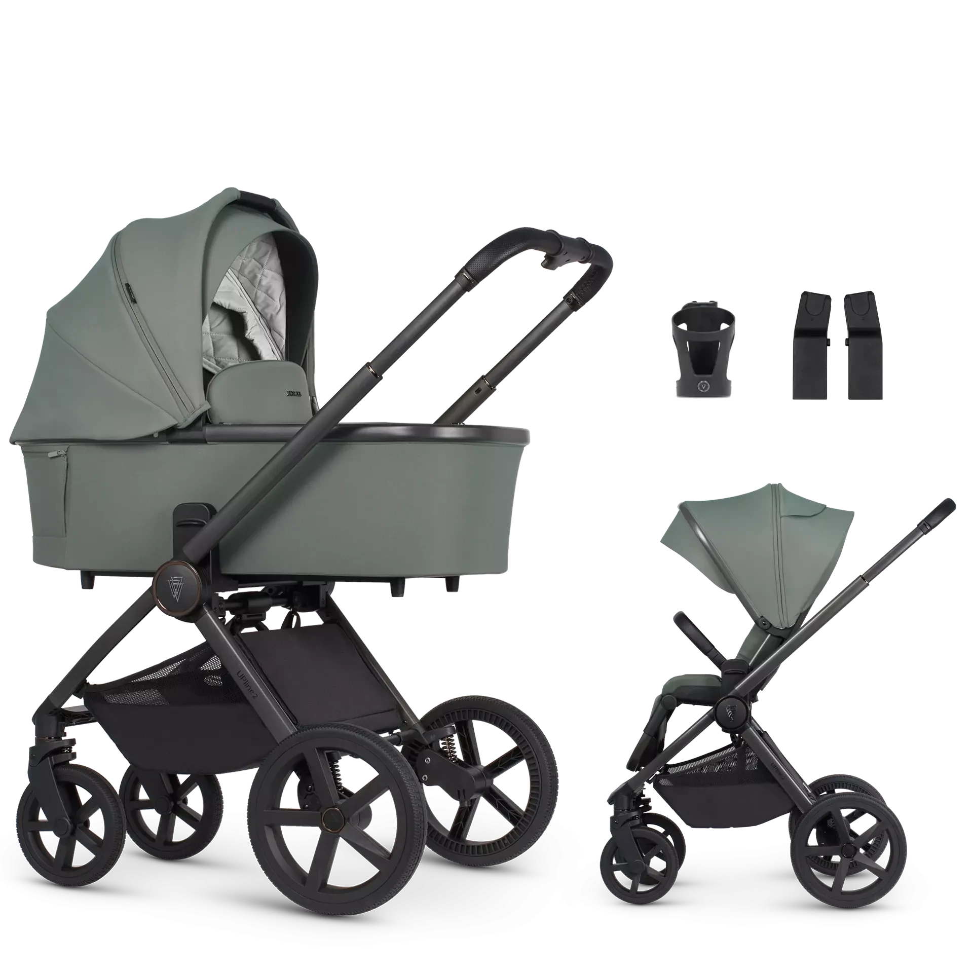 Venicci Upline 2 +AKCESORIA - 2w1 | Aloe