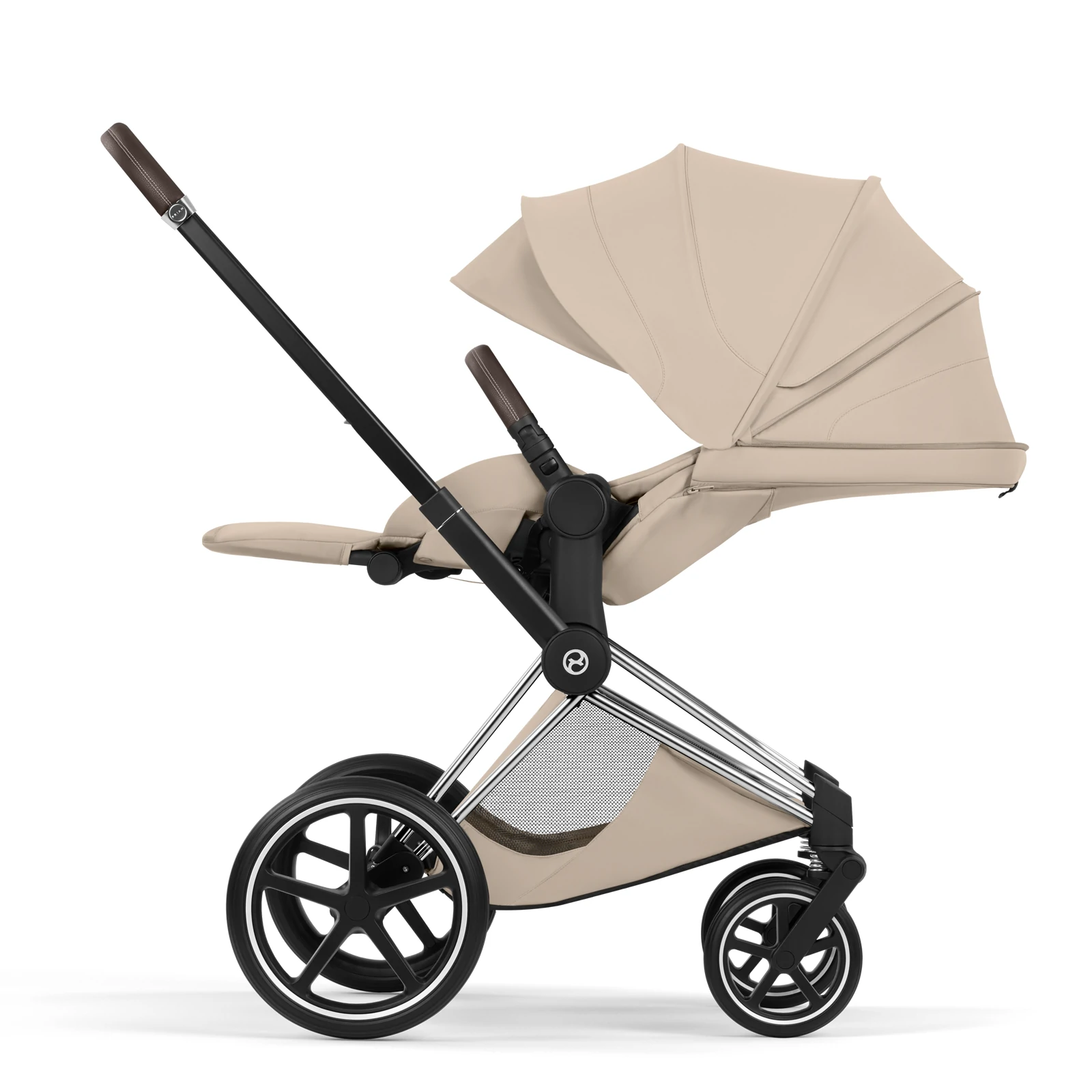 Cybex Priam 5.0 - wózek 4w1 | Cozy Beige - Chrome (Style)