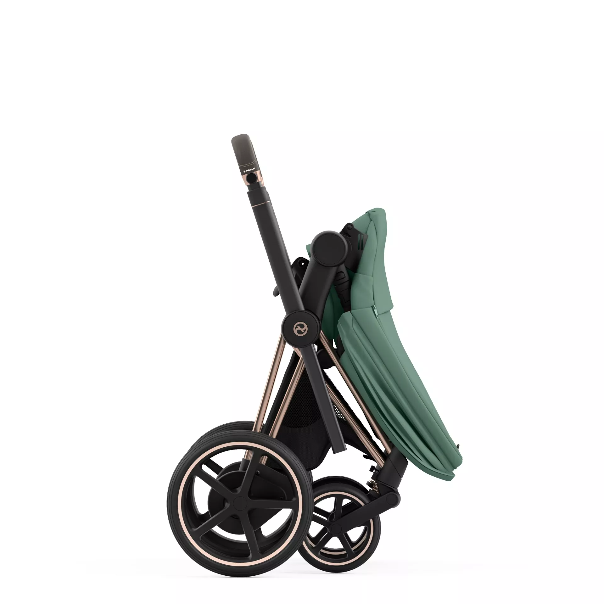 Cybex e-Priam 4.0 - 2w1 | Leaf Green (Rosegold Frame) Cybex e-Priam 4.0 - 2w1 | Leaf Green (Rosegold Frame)