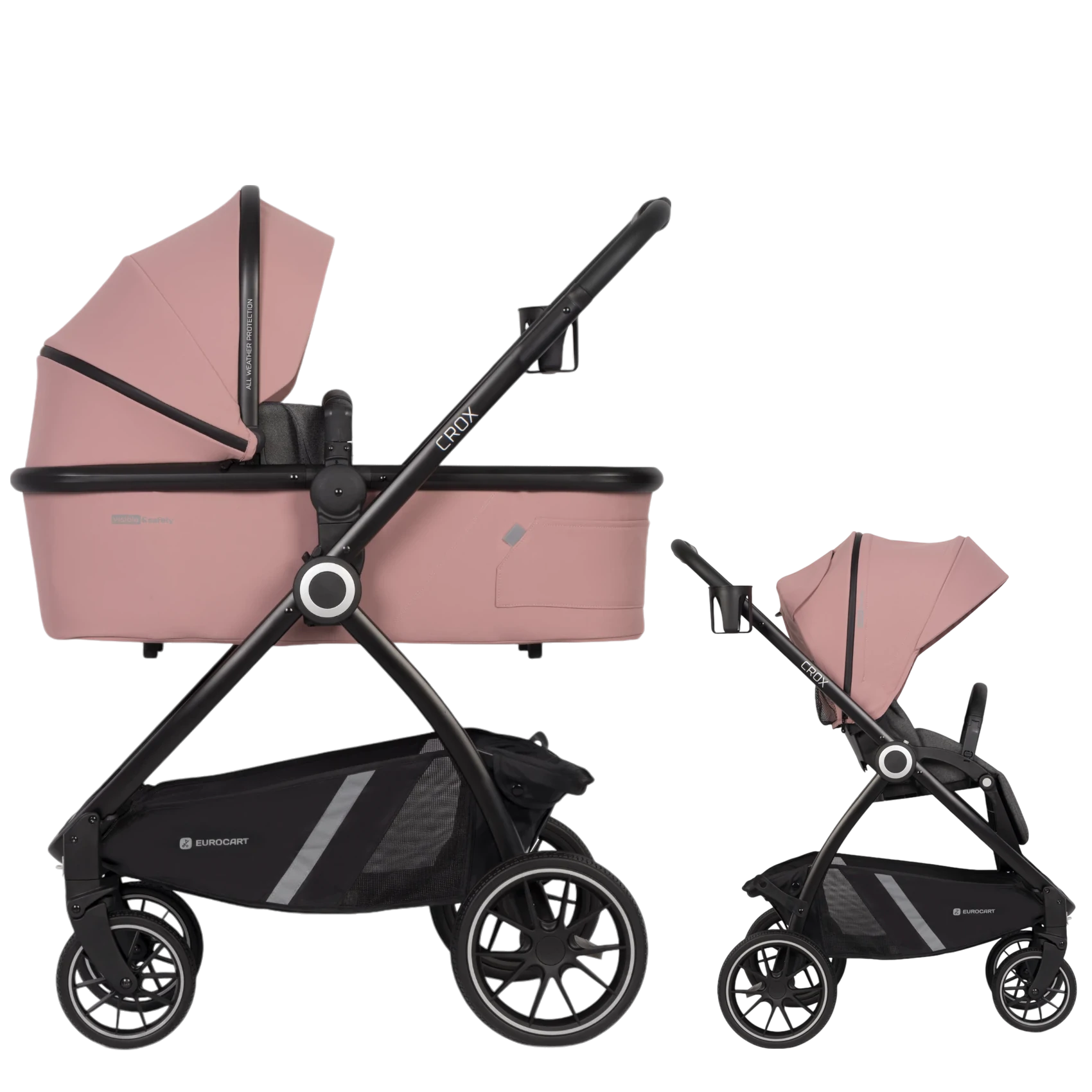 Euro Cart Crox - 2w1 | Rose Euro Cart Crox - 2w1 | Rose