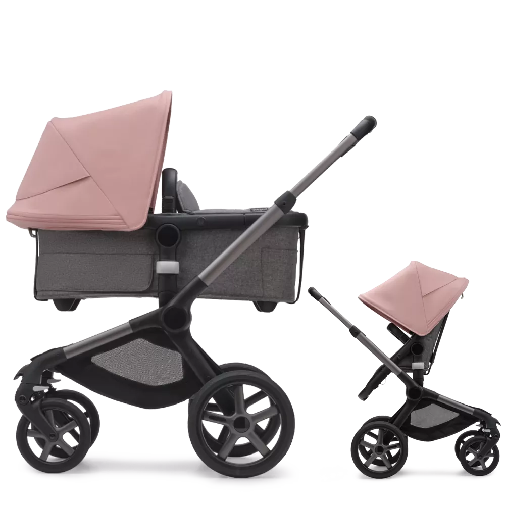 Bugaboo Fox 5 | Graphite-Grey Melange-Morning Pink