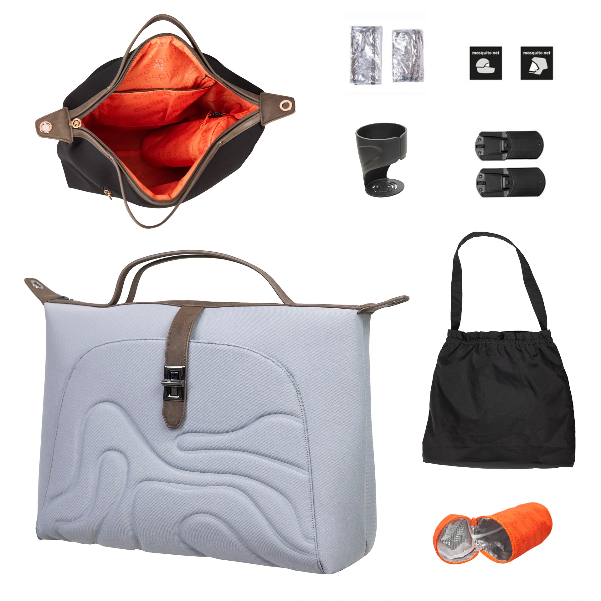 Espiro Miloo 2.0 + Cybex Cloud T i-Size +GRATIS - wózek 3w1 | 303 Unique Dove