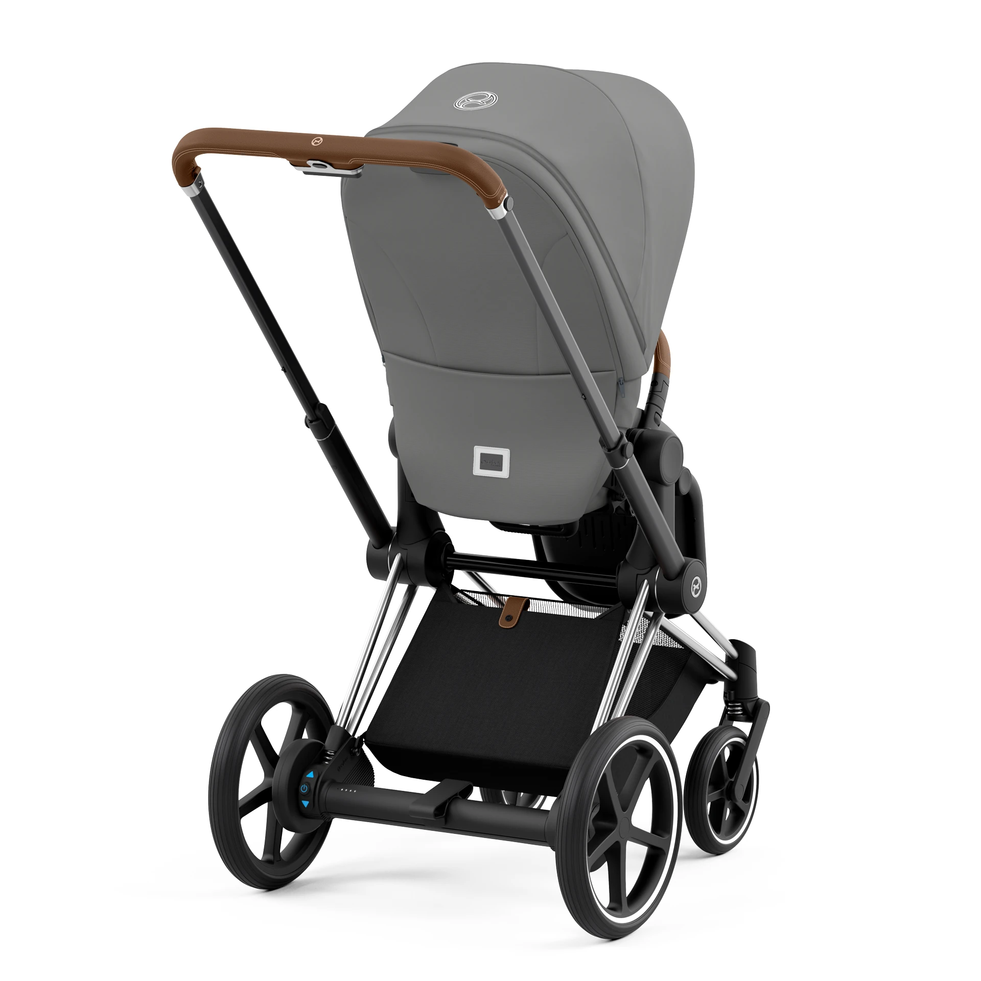 Cybex e-Priam 4.0 - 2w1 | Mirage Grey (Chrome Brown Frame) Cybex e-Priam 4.0 - 2w1 | Mirage Grey (Chrome Brown Frame)