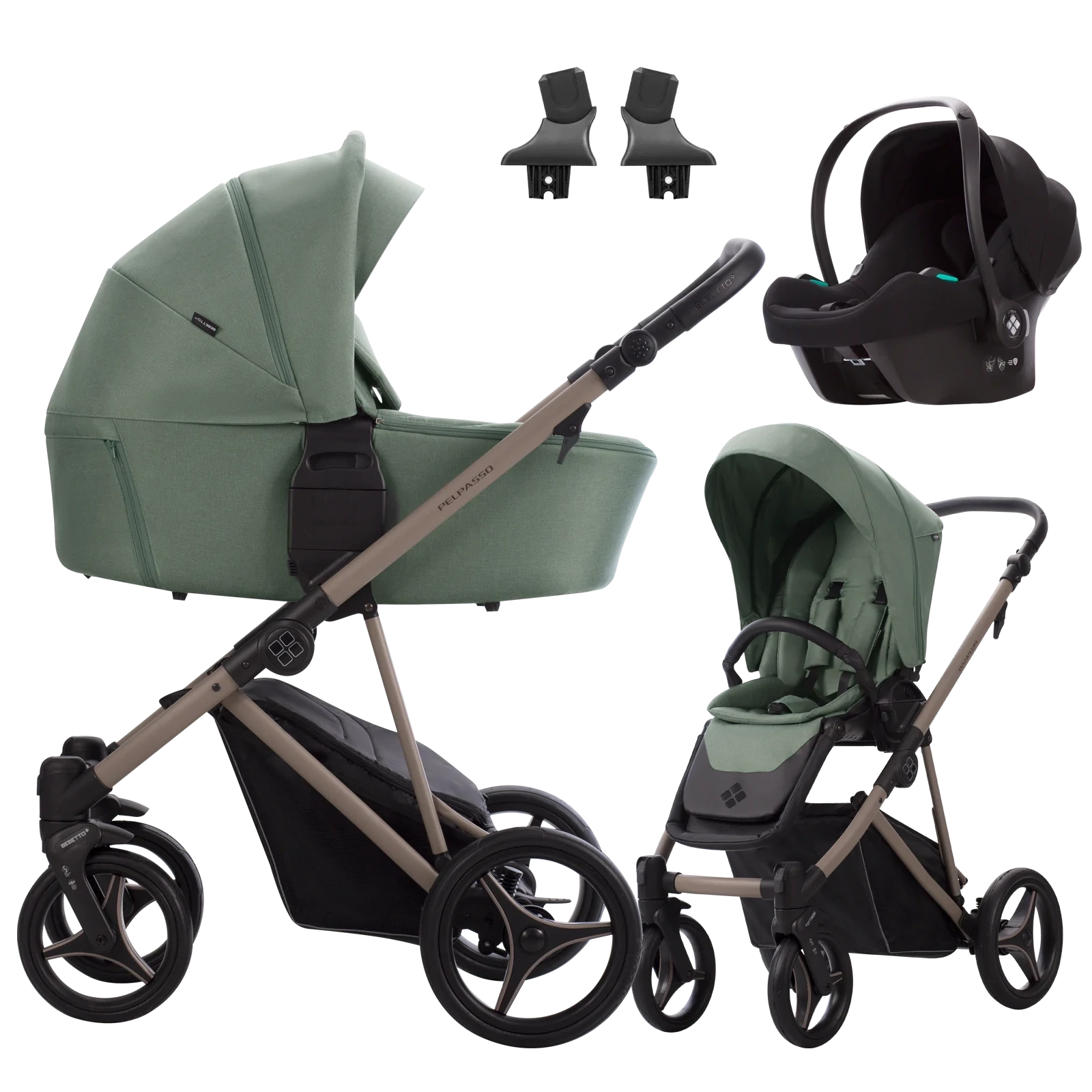 Bebetto Pelpasso + Bebetto Cosmo 2.0 +GRATIS - 3w1 | 05 Kaszmir