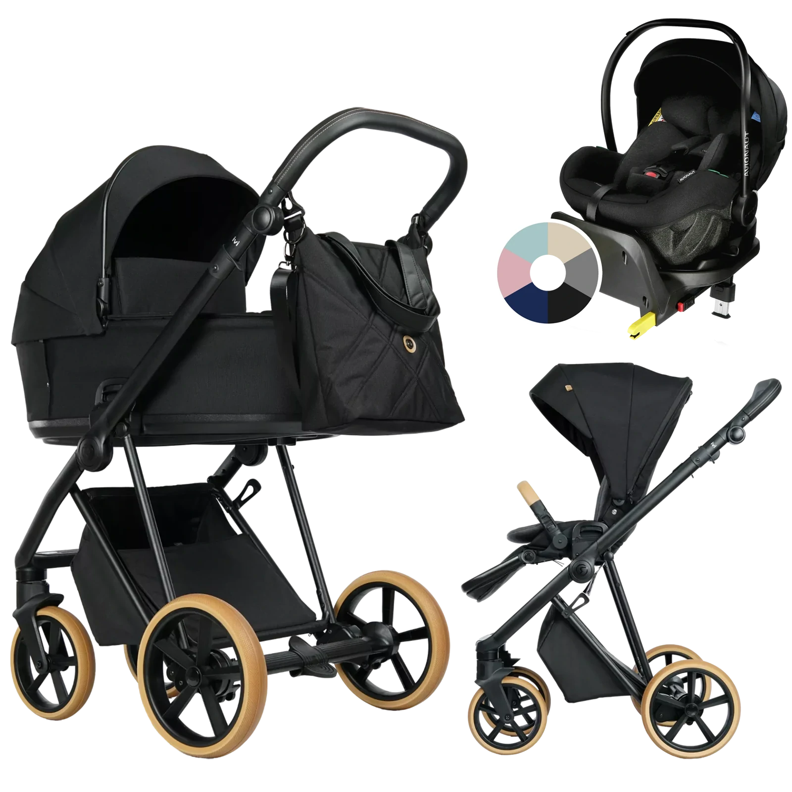 Roan Ivi 2.0 Vintage + Avionaut Pixel Pro 2.0 C + baza IQ Orbit + GRATIS - 4w1 | Caviar