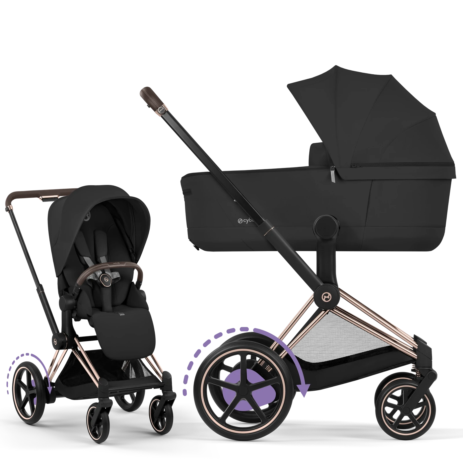 Sepia Black - Rosegold (Comfort)