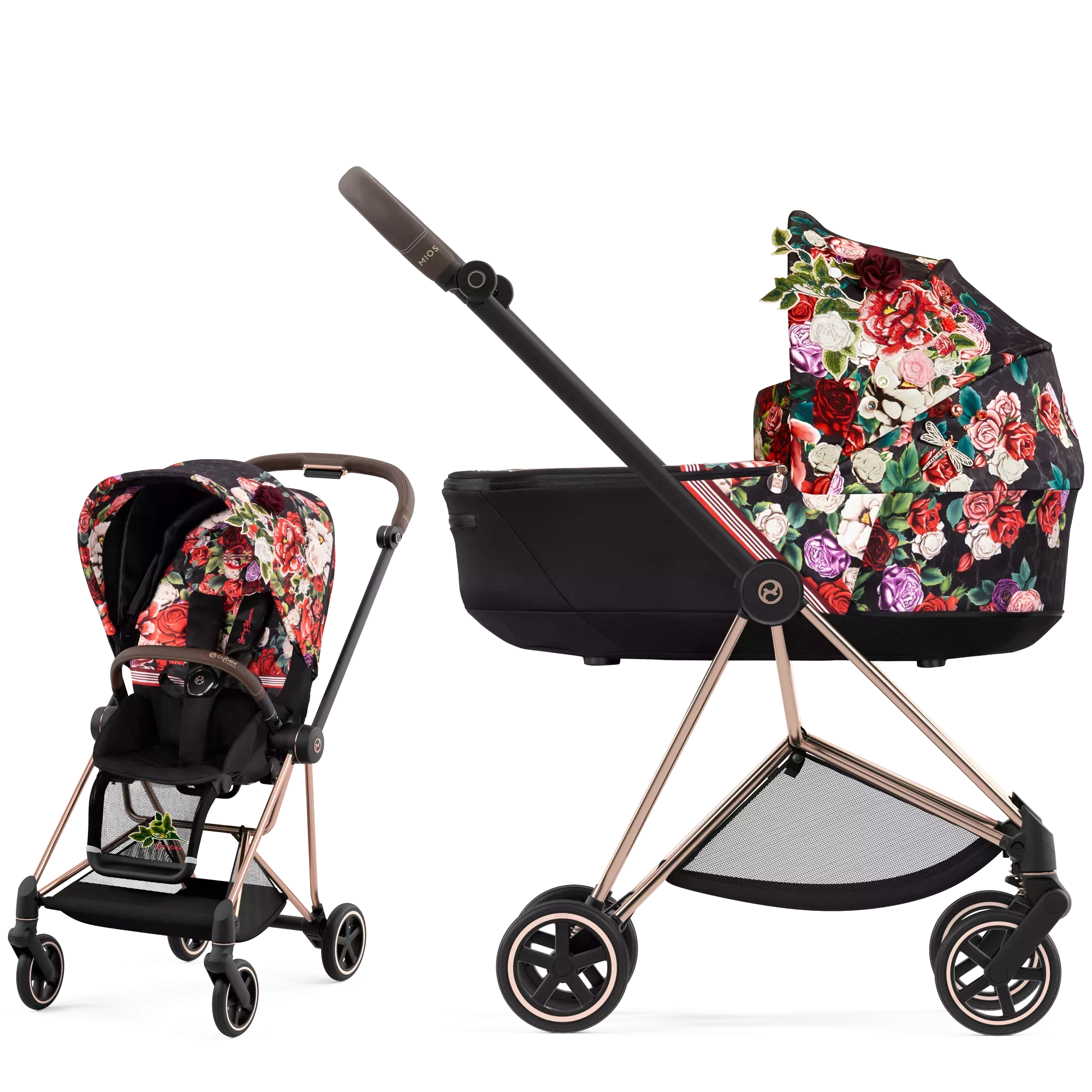 Cybex Mios 3.0 - 2w1 | Spring Blossom Dark - Fashion Collection