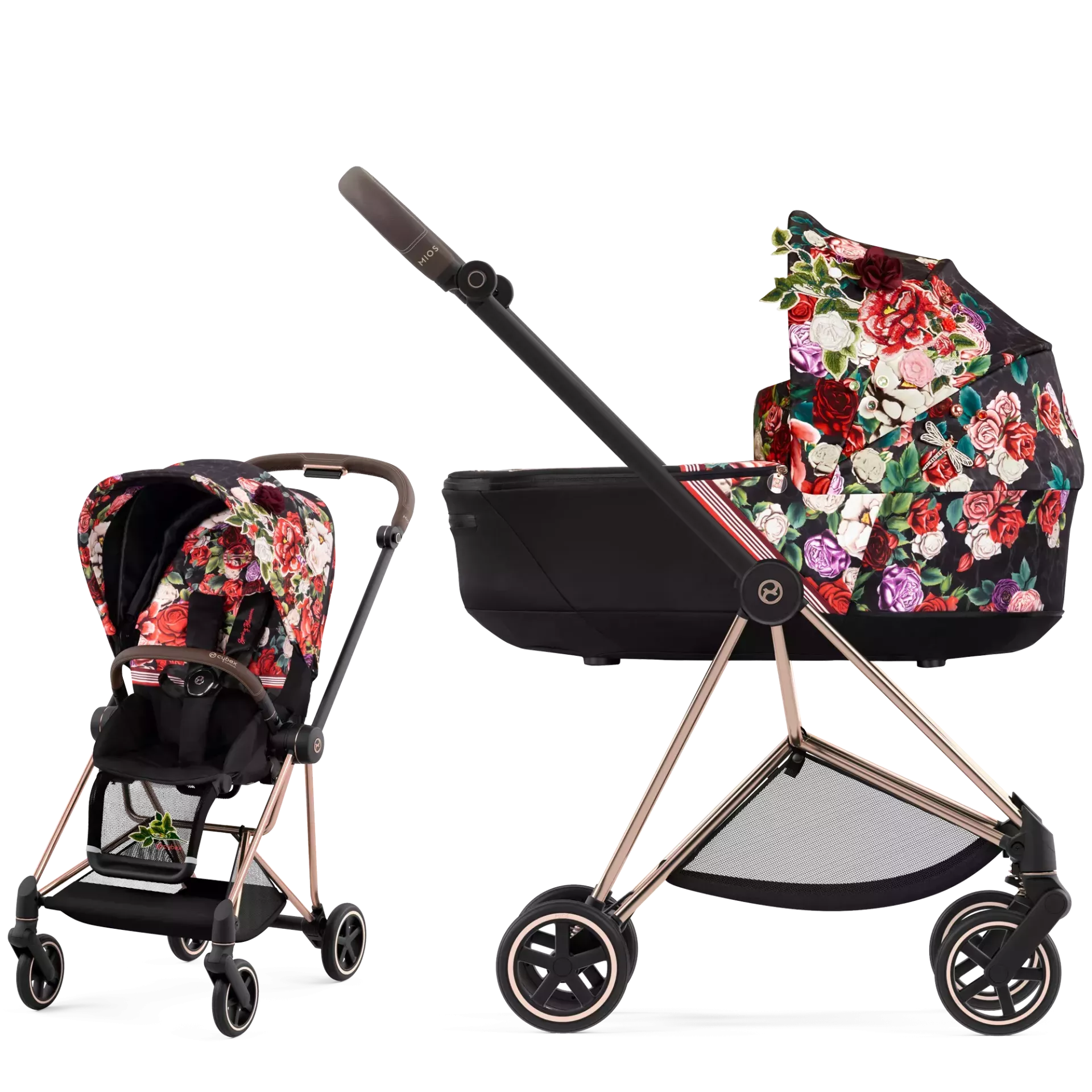 Cybex Mios 3.0 - 2w1 | Spring Blossom Dark - Fashion Collection