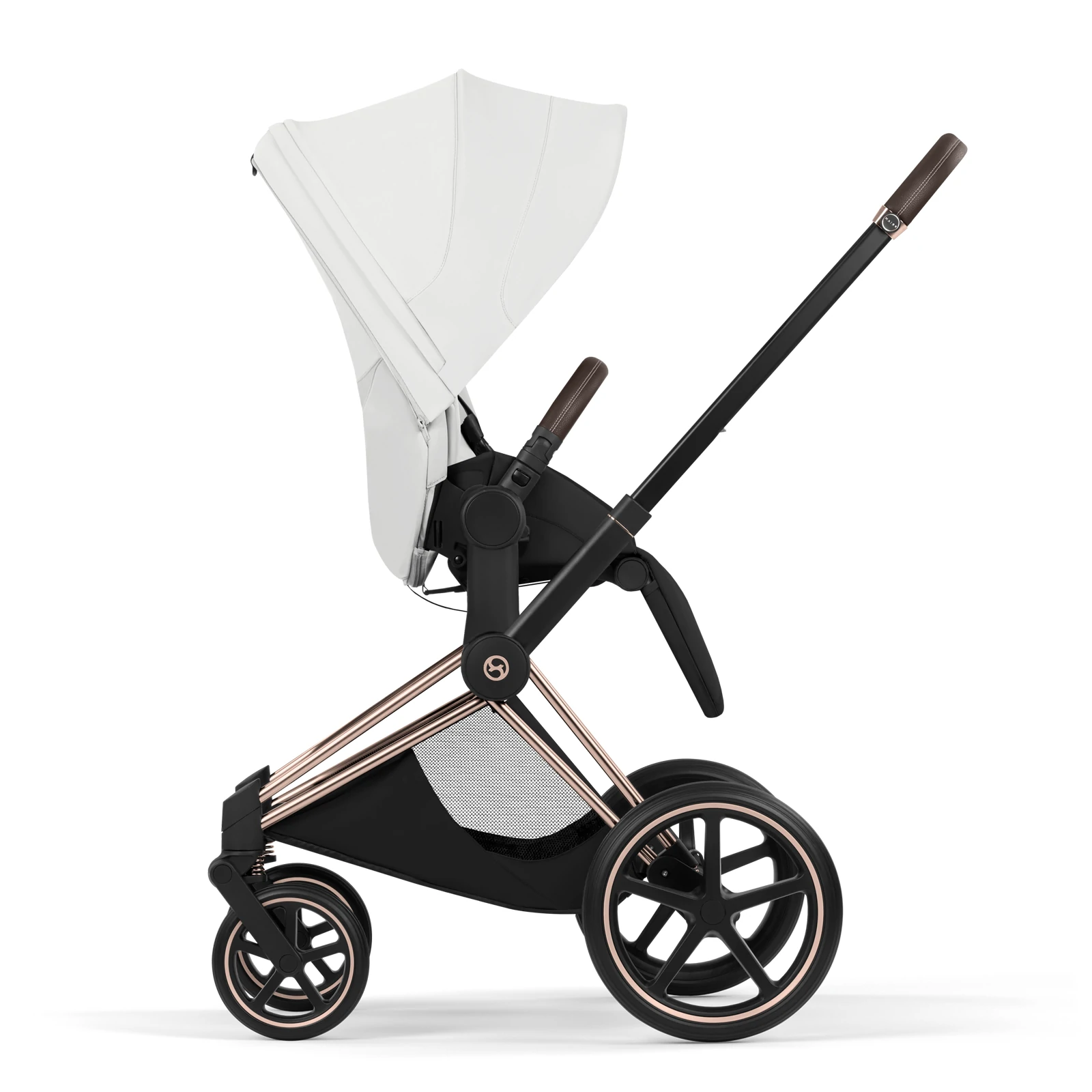 Cybex Priam 5.0 - wózek 4w1 | Off White - Rosegold (Style)