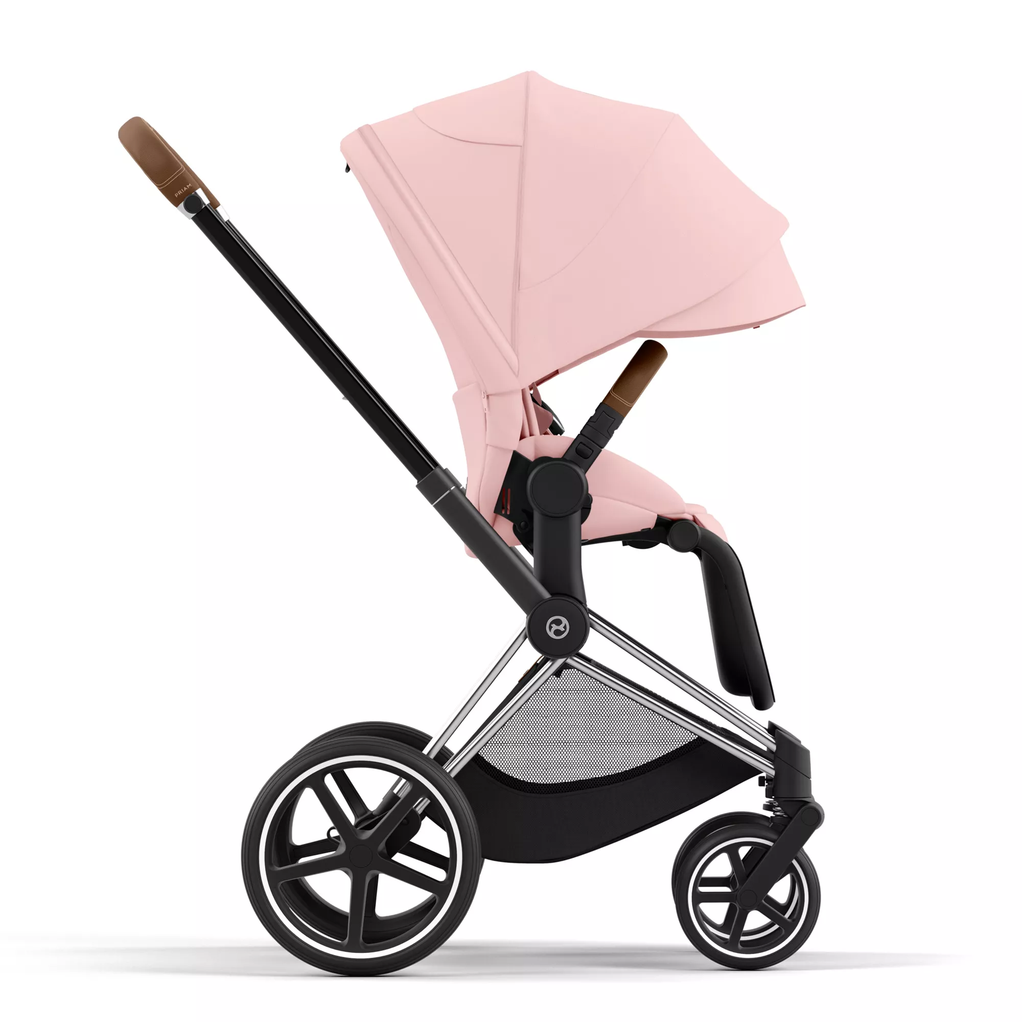 Cybex Priam 4.0 - 2w1 | Peach Pink (Chrome Brown Frame) Cybex Priam 4.0 - 2w1 | Peach Pink (Chrome Brown Frame)