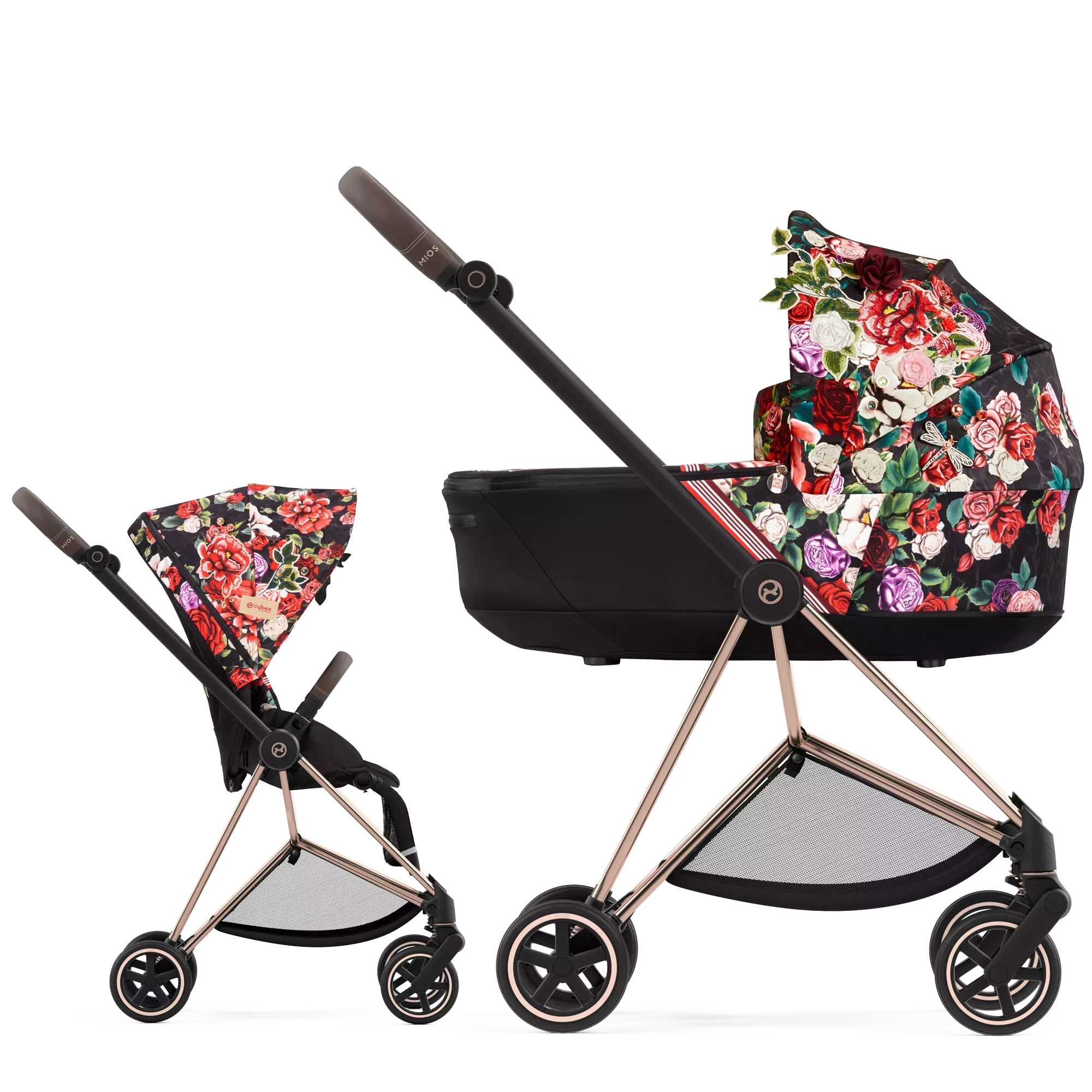 Cybex Mios 3.0 - 2w1 | Spring Blossom Dark - Fashion Collection