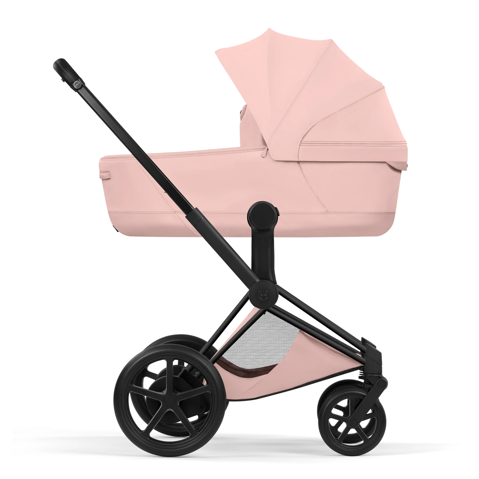 Cybex e-Priam 5.0 - wózek 2w1 | Peach Pink - Matt Black (Style)