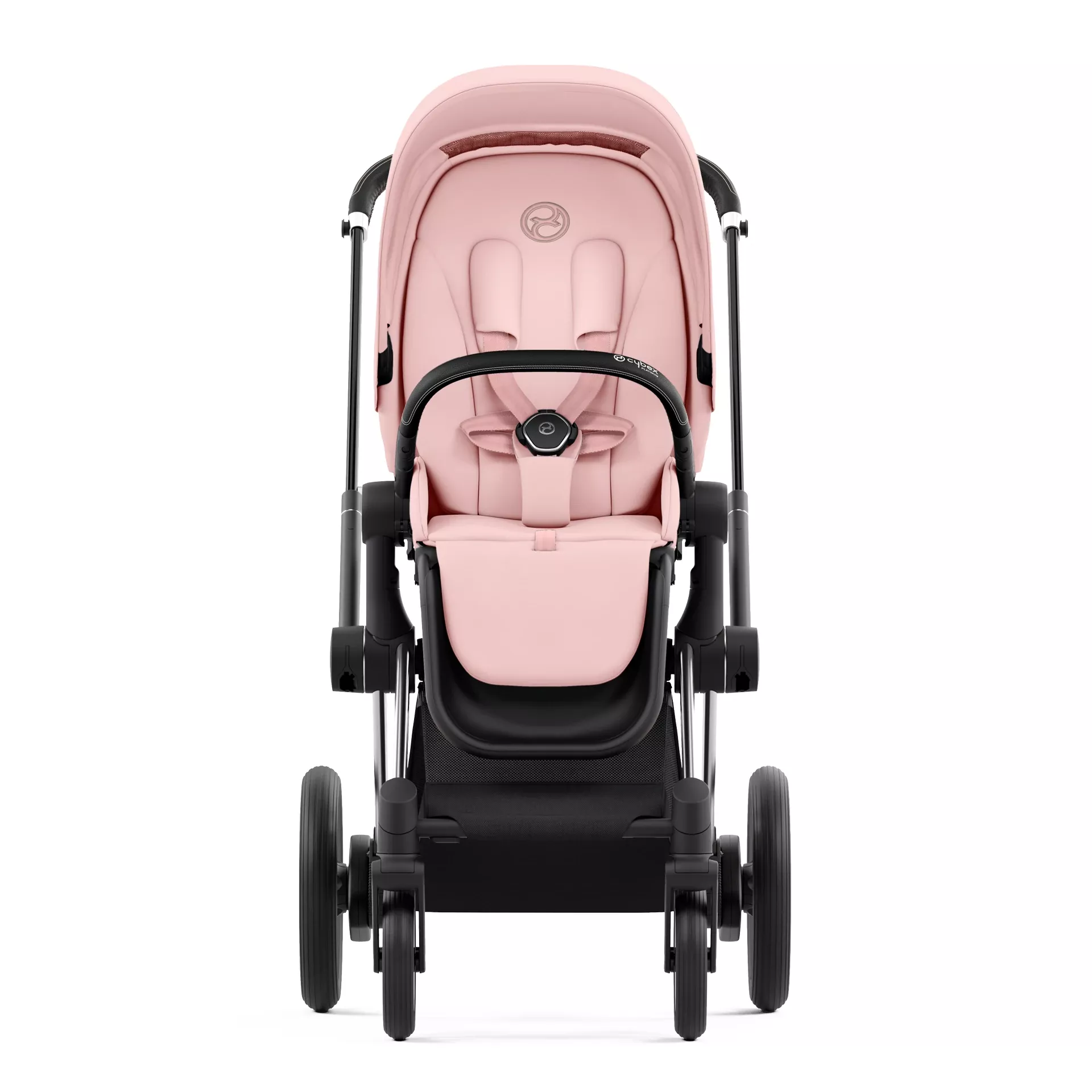 Cybex e-Priam 4.0 - 2w1 | Peach Pink (Chrome Black Frame) Cybex e-Priam 4.0 - 2w1 | Peach Pink (Chrome Black Frame)