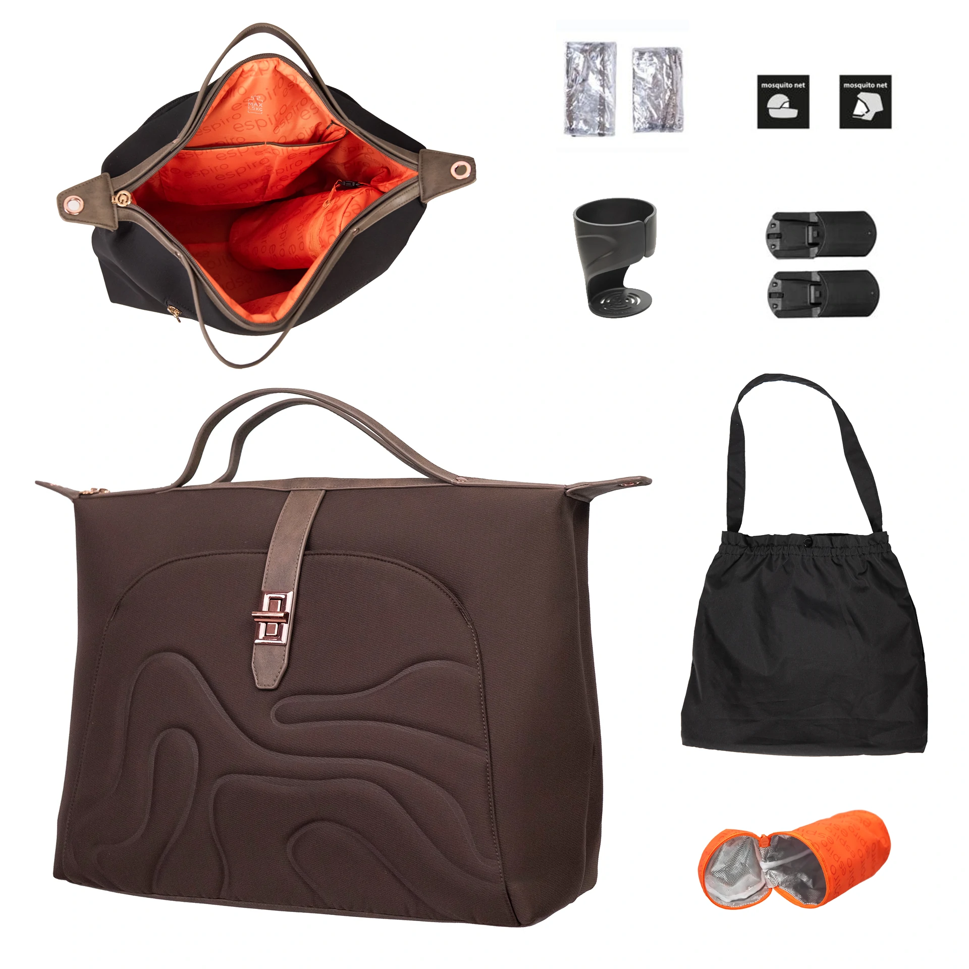 Espiro Miloo 2.0 + Cybex Cloud T i-Size +GRATIS - wózek 3w1 | 308 Excellent Chocolate