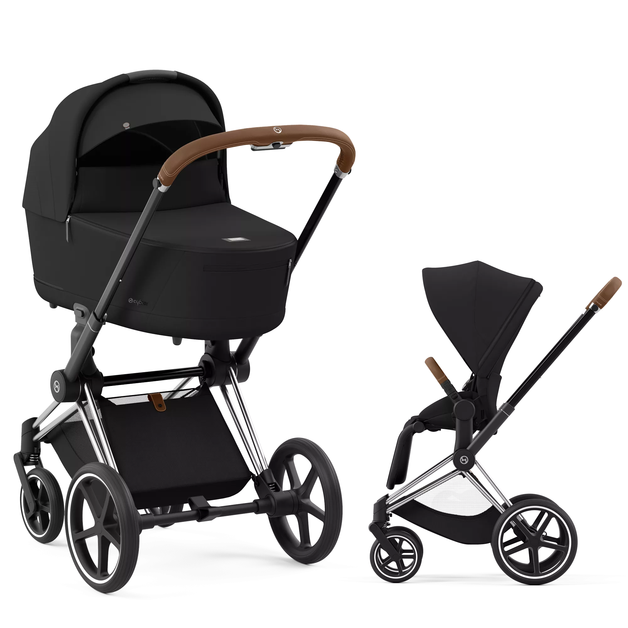Cybex Priam 4.0 - 2w1 | Sepia Black (Chrome Brown Frame)