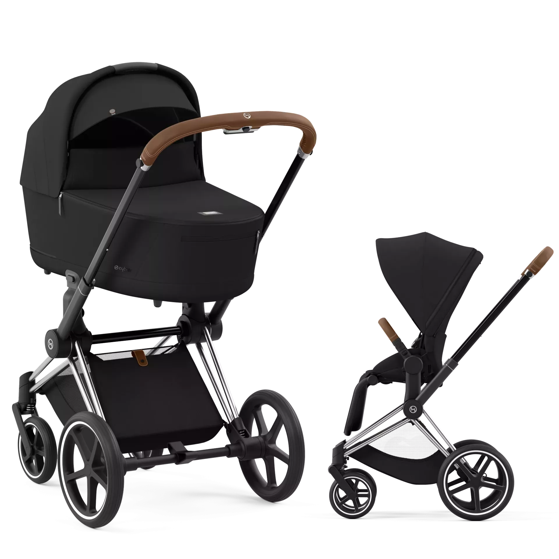 Cybex Priam 4.0 - 2w1 | Sepia Black (Chrome Brown Frame)