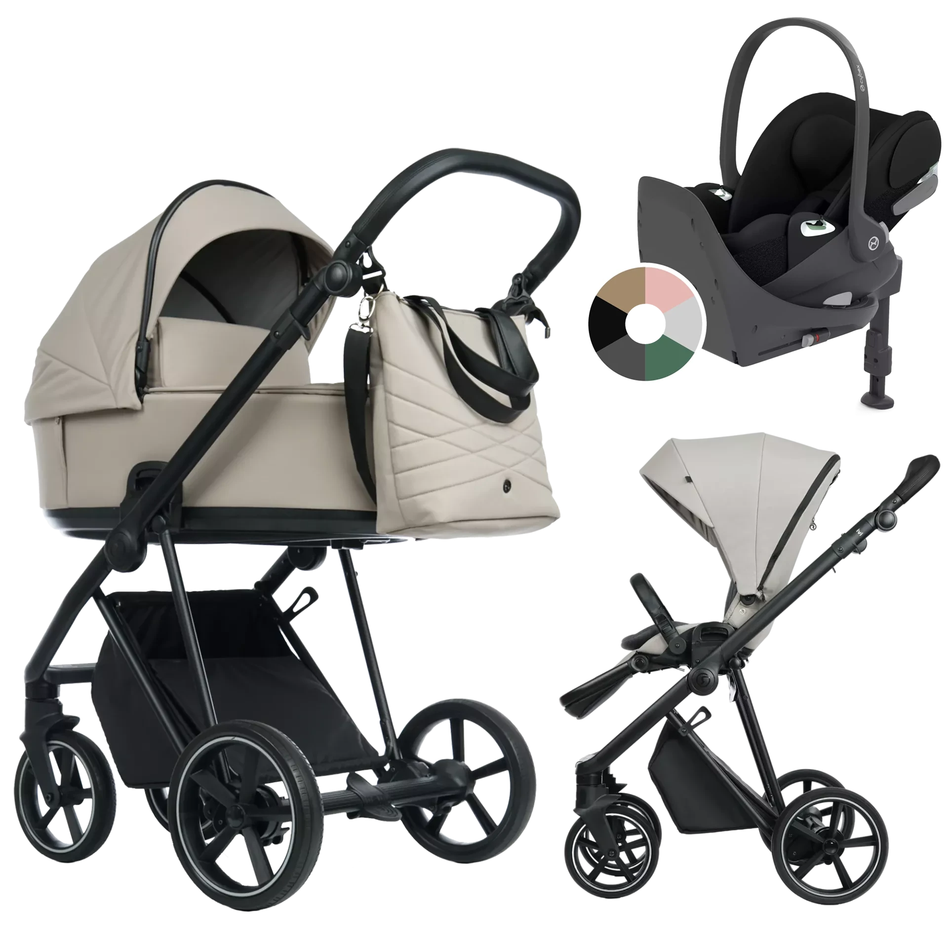 Roan Ivi 2.0 + Cybex Cloud T + baza T +GRATIS - 4w1 | Sesame
