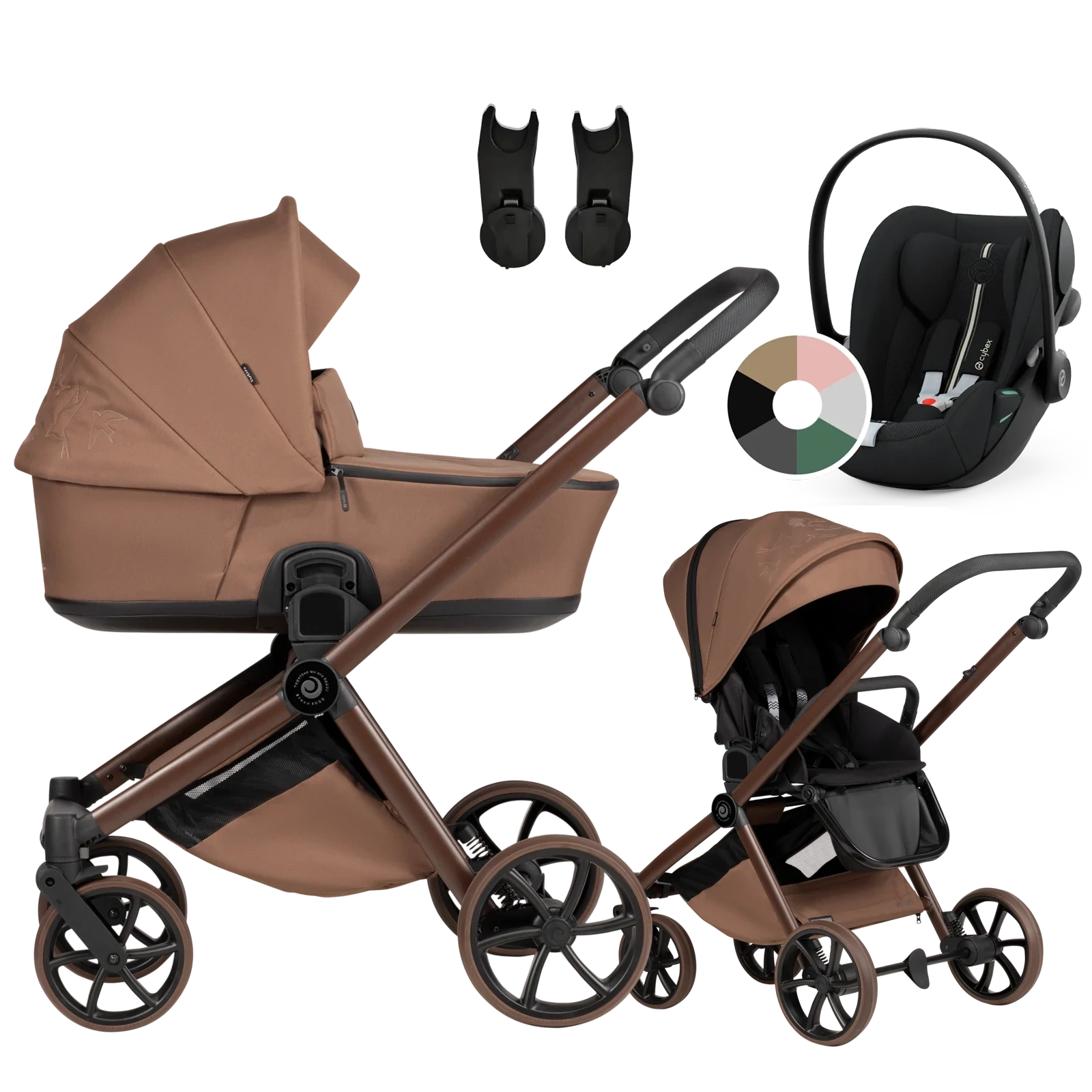 Tutis Mio 3 Plus + Cybex Cloud G3 i-Size + GRATIS - 3w1 | 016 Hoopoe Brown