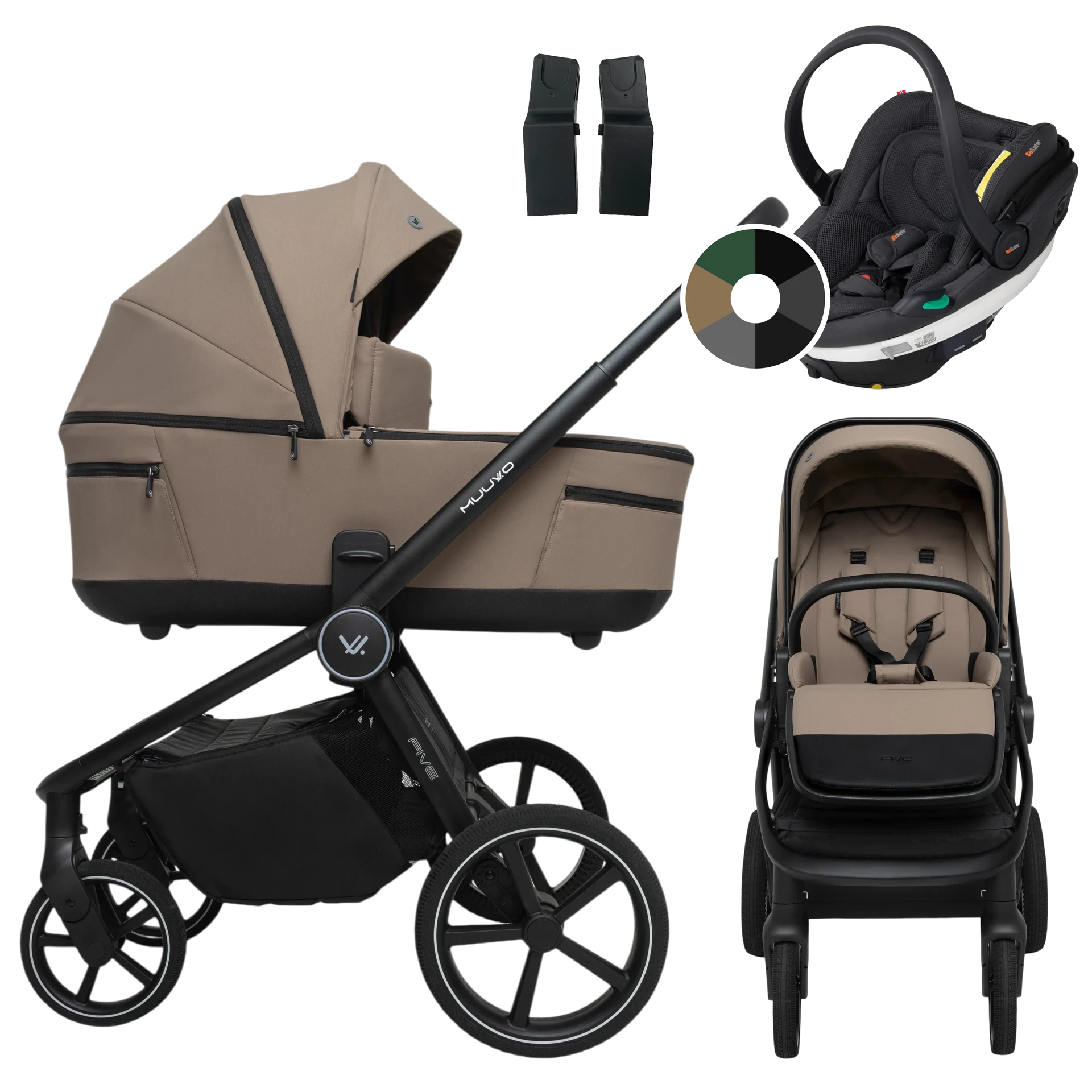 Muuvo Five + BeSafe Go Beyond +GRATIS - 3w1 | Mokka