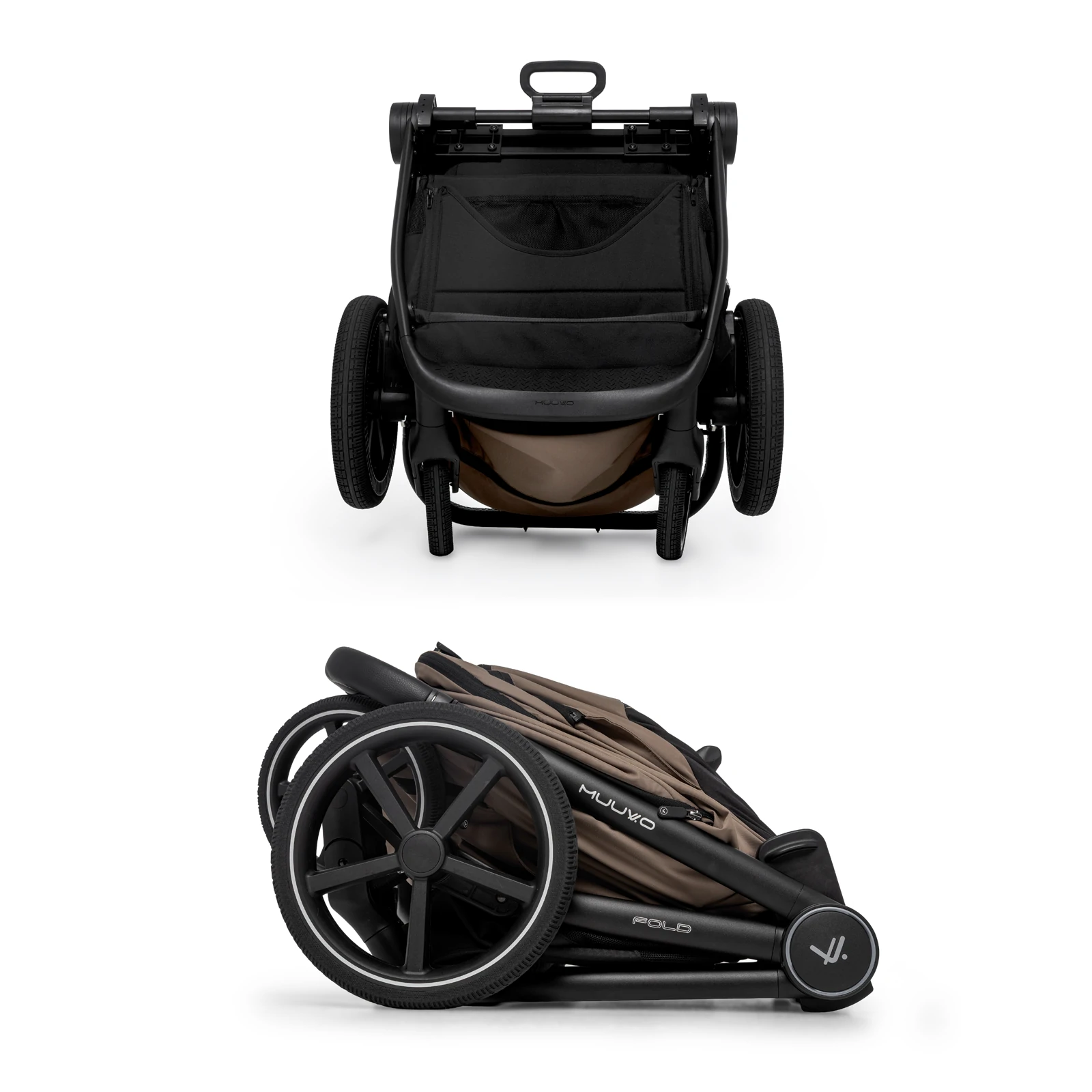 Muuvo Fold + Maxi-Cosi Pebble 360 Pro2 + baza + GRATIS - 4w1 | Mokka