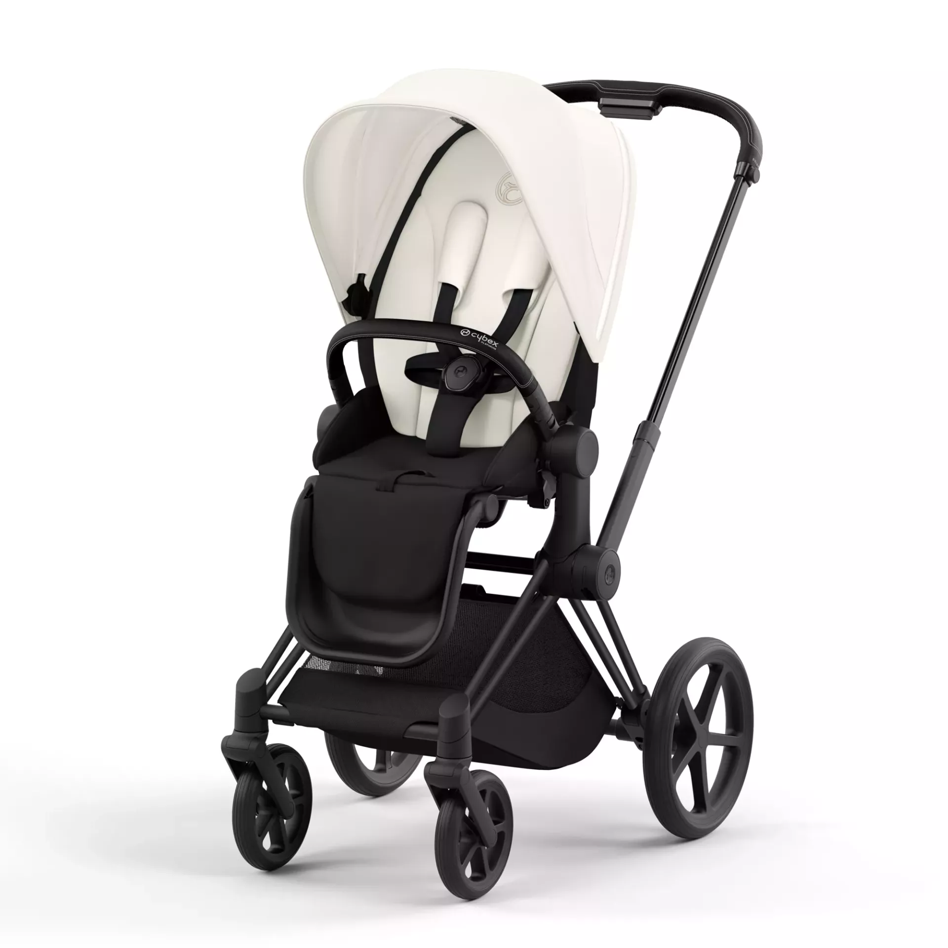 Cybex Priam 4.0 - 2w1 | Off White (Matt Black Frame)
