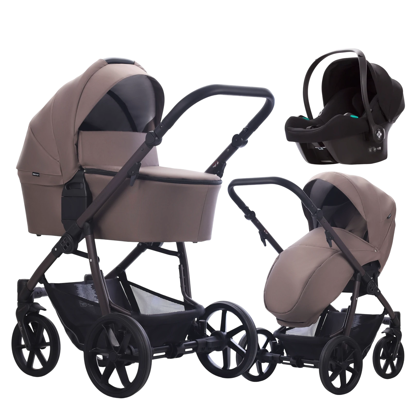 Bebetto Vulcano + Bebetto Cosmo 2.0 +GRATIS - 3w1 | 07 Brown