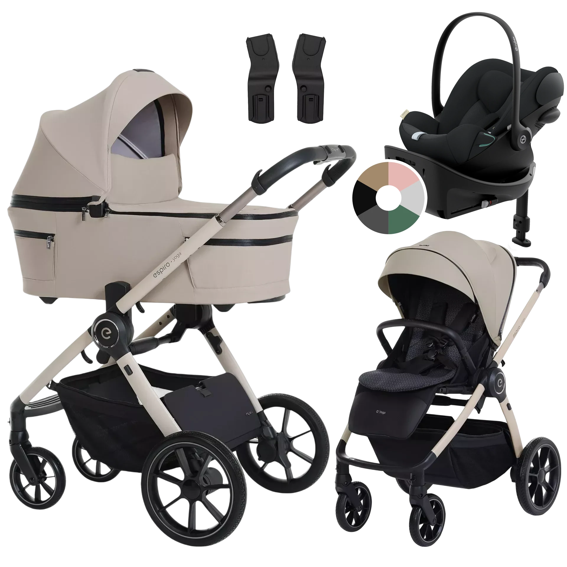 Espiro Yoga 2025 + Cybex Cloud G + baza G +GRATIS - 4w1 | 119 Assana Lotos
