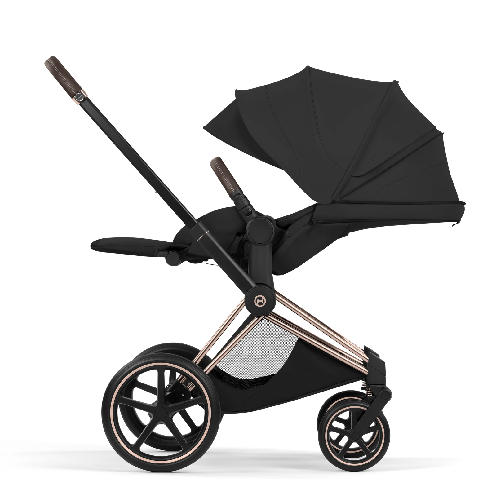 Cybex Priam 5.0 - wózek 4w1 | Sepia Black - Rosegold (Style)