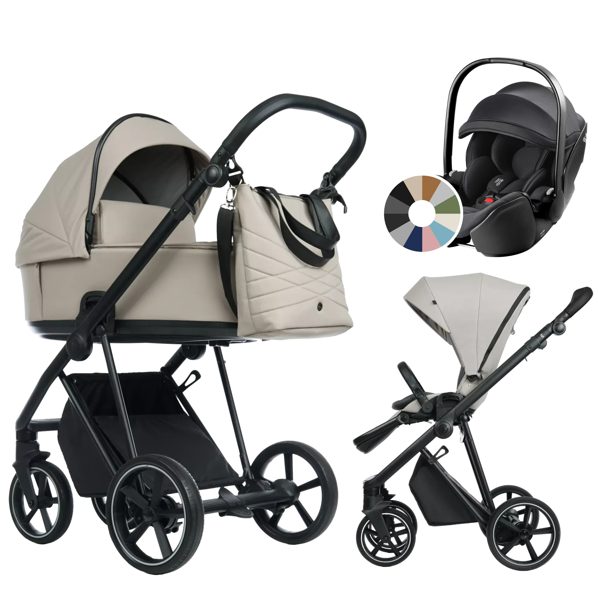 Roan Ivi 2.0 + Britax Römer Baby-Safe Pro +GRATIS - 3w1 | Sesame