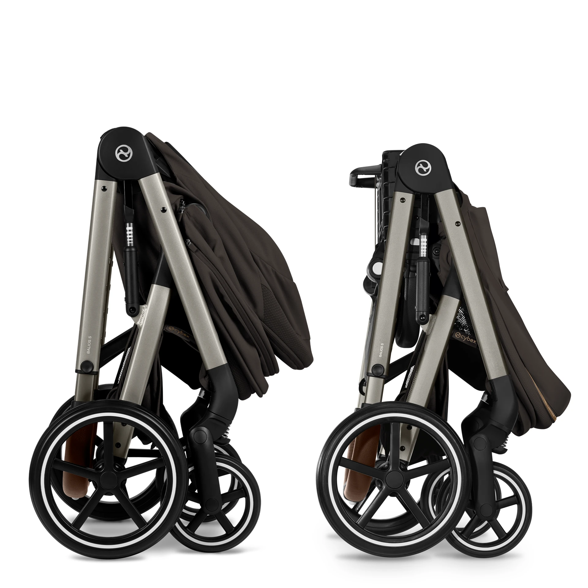 Cybex Balios S Lux Fold - 2w1 ze składaną gondolą | Chocolate Brown
