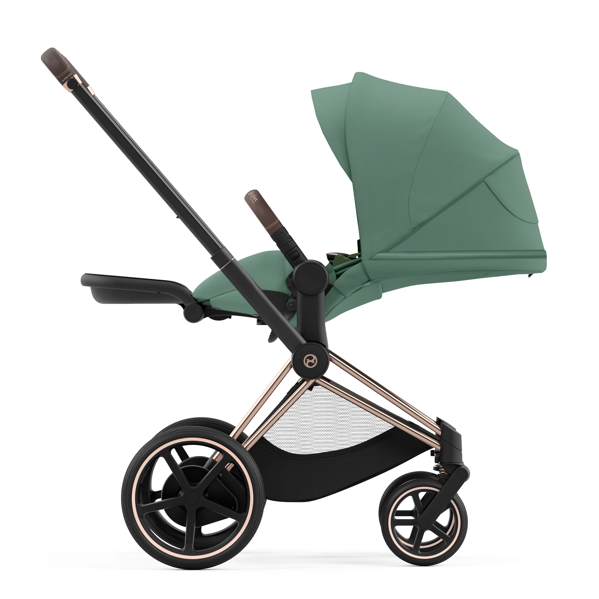 Cybex e-Priam 4.0 - 2w1 | Leaf Green (Rosegold Frame)