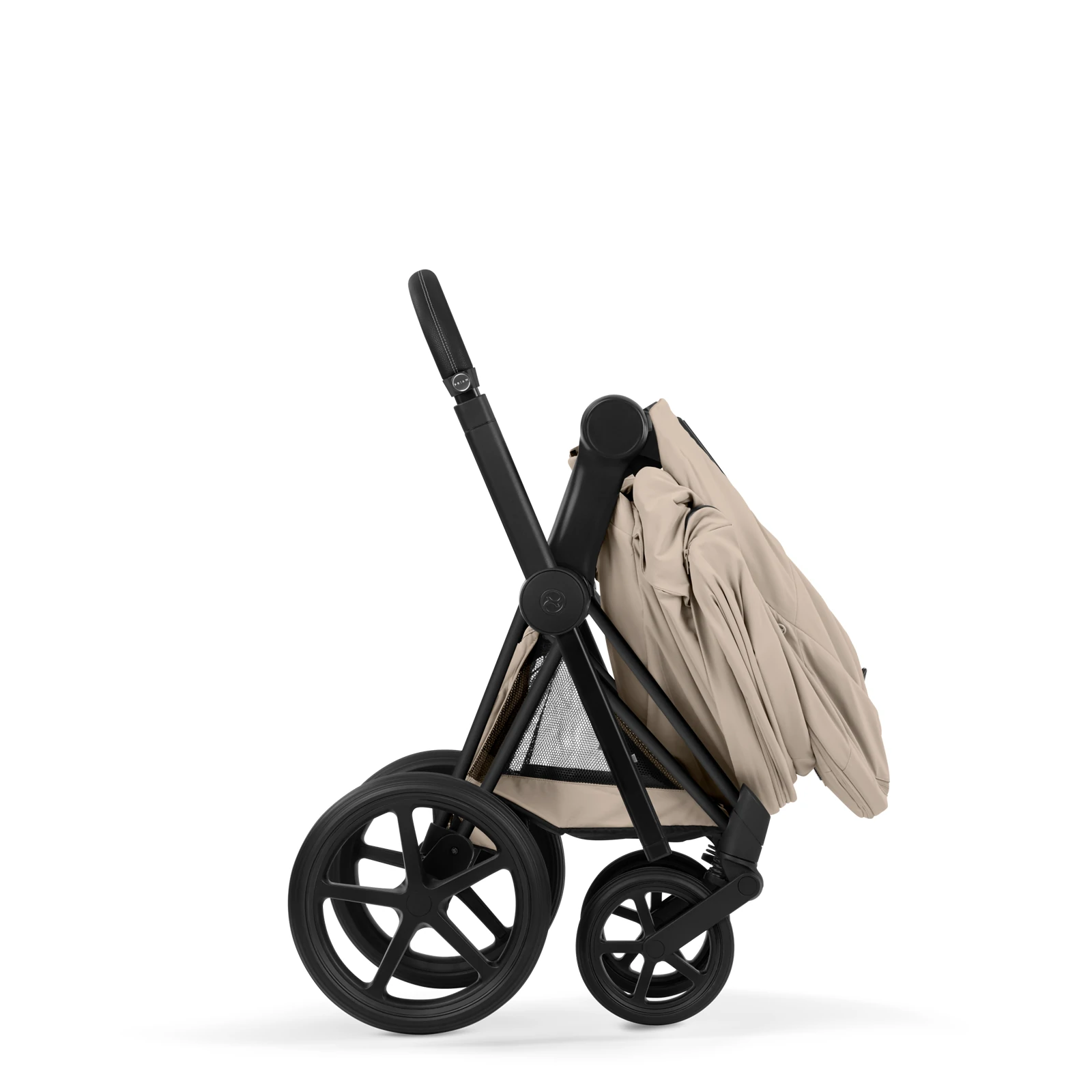 Cybex Priam 5.0 - wózek 4w1 | Cozy Beige - Matt Black (Comfort)