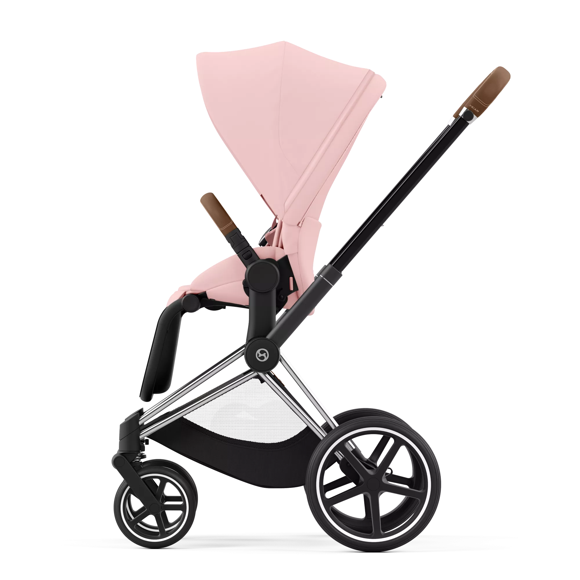 Cybex Priam 4.0 | Peach Pink (Chrome Brown Frame)