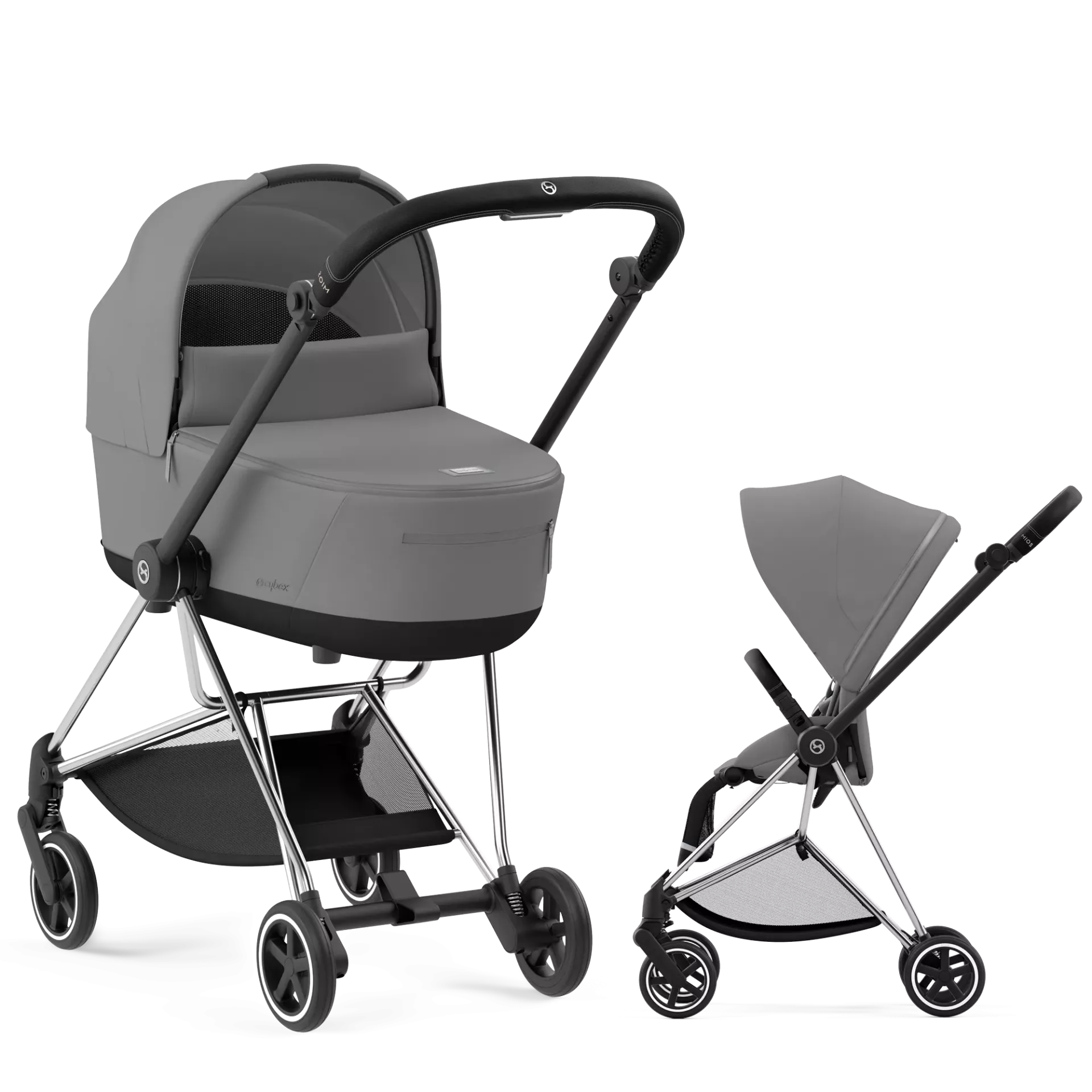 Cybex Mios 3.0 - 2w1 | Mirage Grey (Chrome Black Frame)