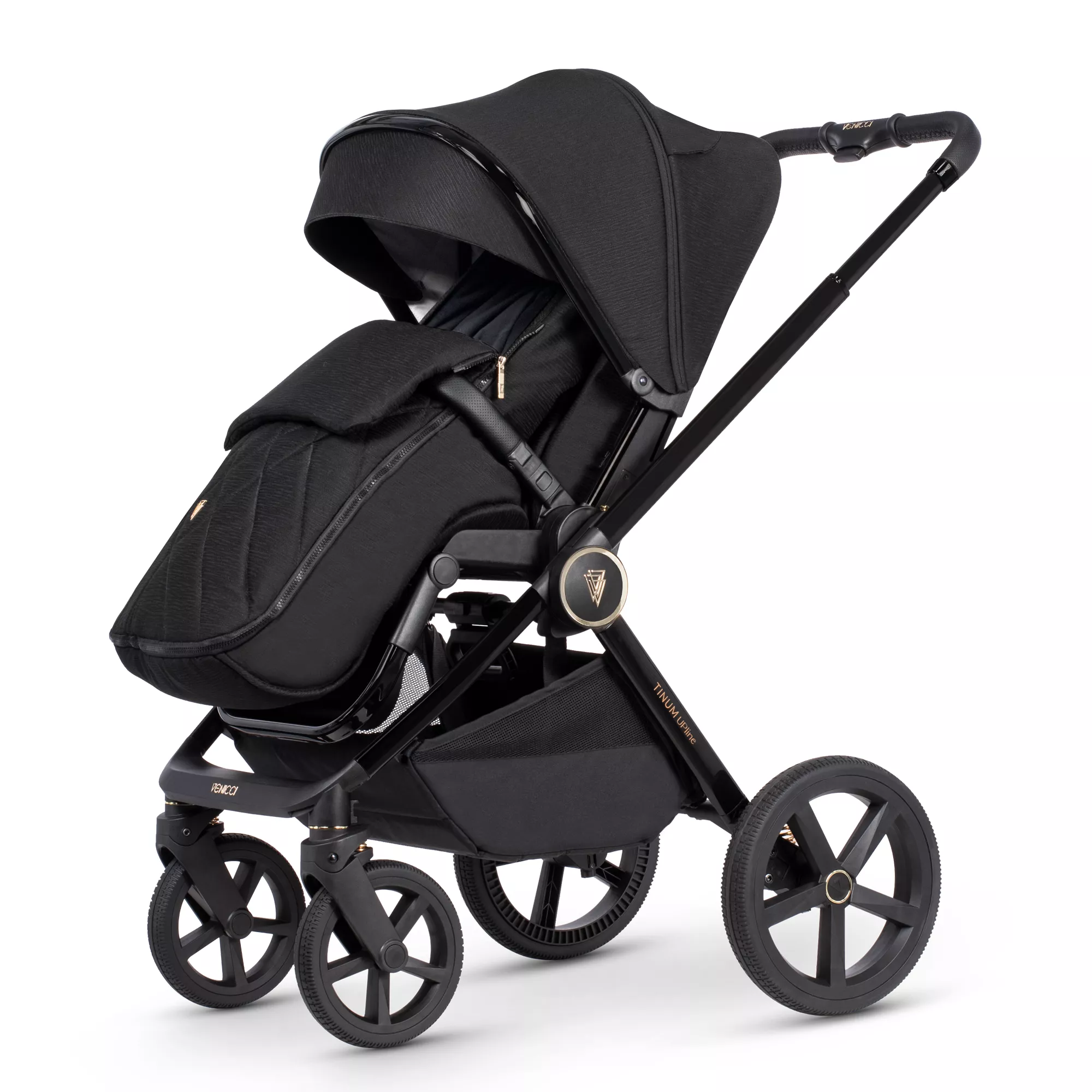 Venicci Tinum Upline +AKCESORIA - 2w1 | All Black Venicci Tinum Upline +AKCESORIA - 2w1 | All Black