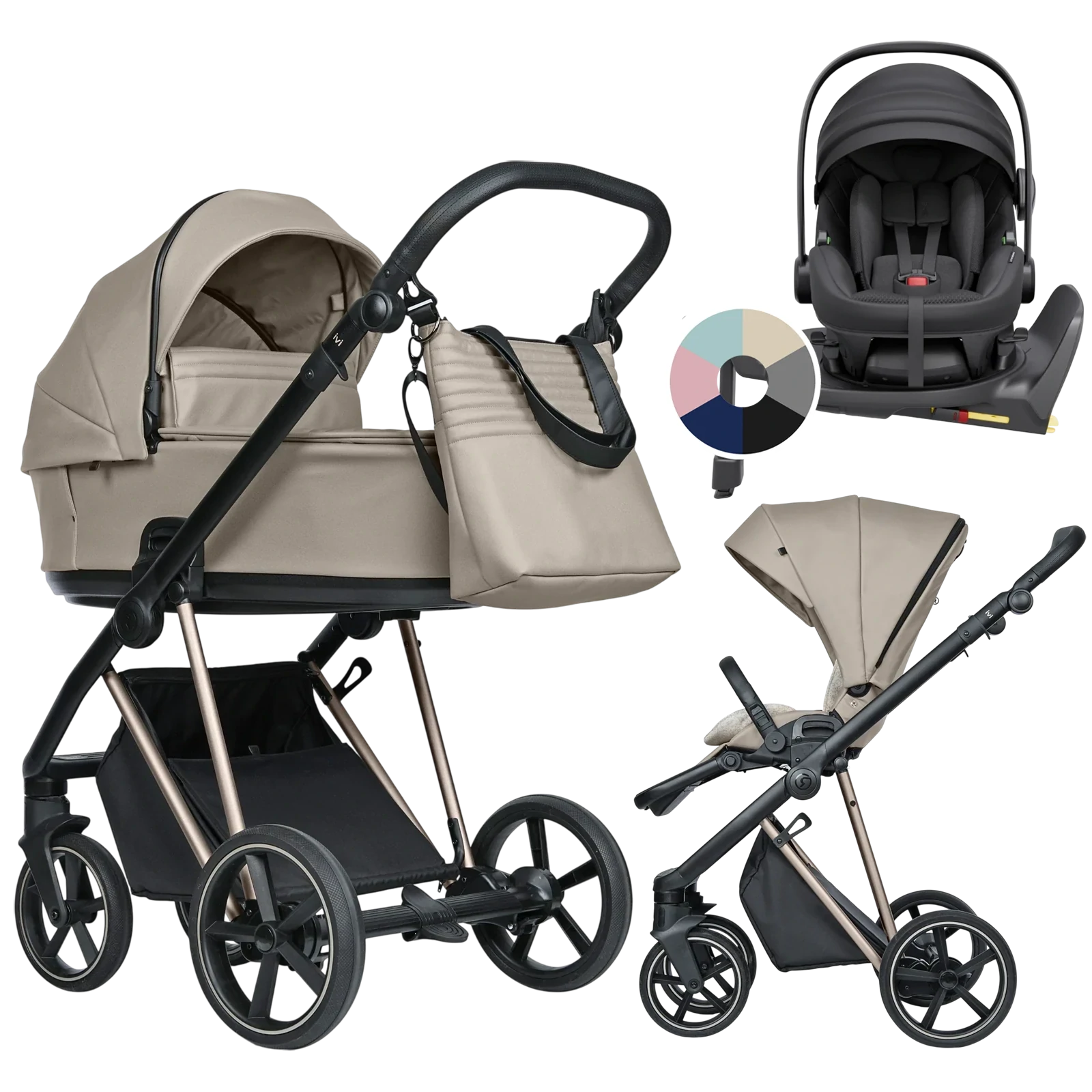 Roan Ivi 2.0 Vintage + Avionaut Pixel 3 + baza IQ Orbit + GRATIS - 4w1 | Blue Tea