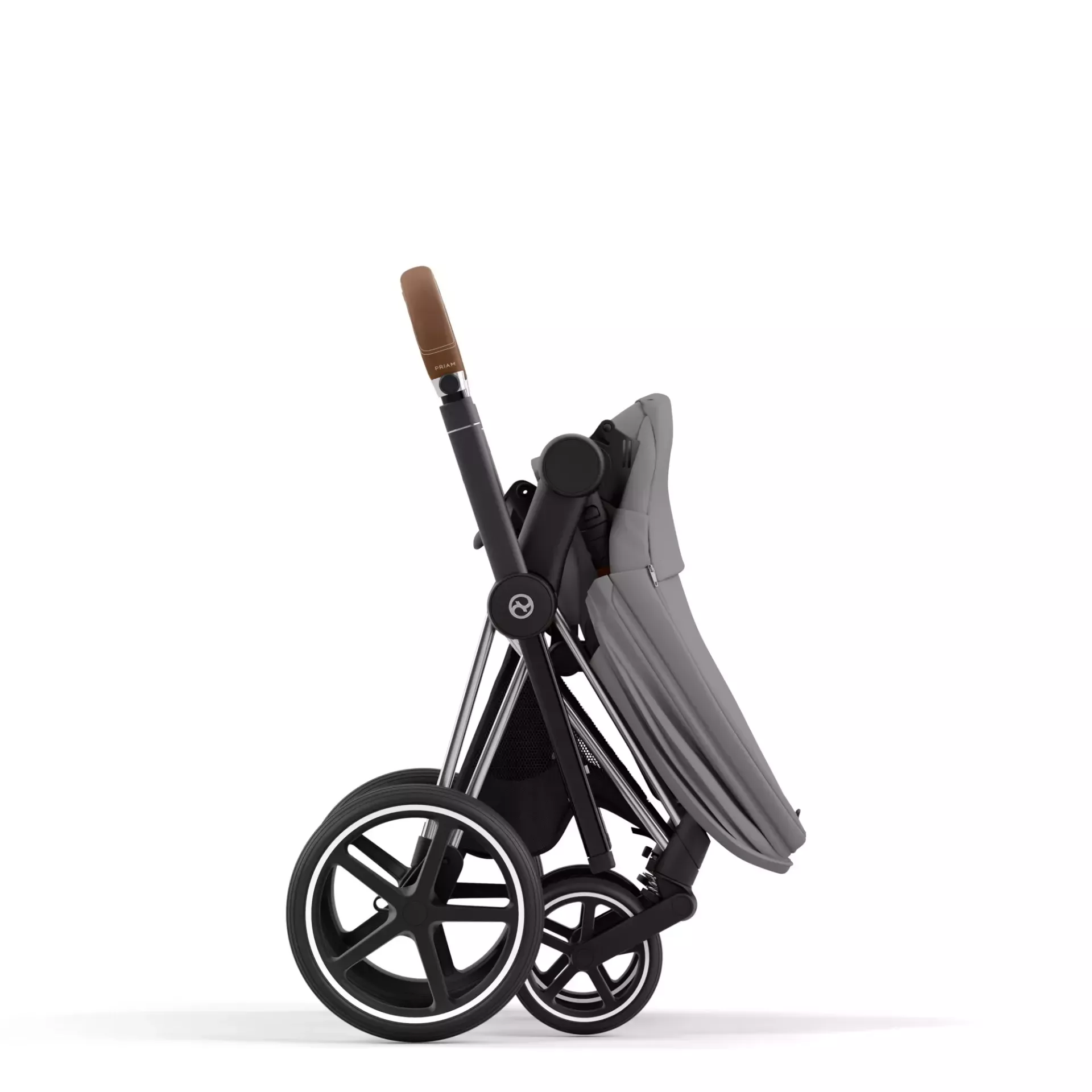 Cybex Priam 4.0 | Mirage Grey (Chrome Brown Frame) Cybex Priam 4.0 | Mirage Grey (Chrome Brown Frame)