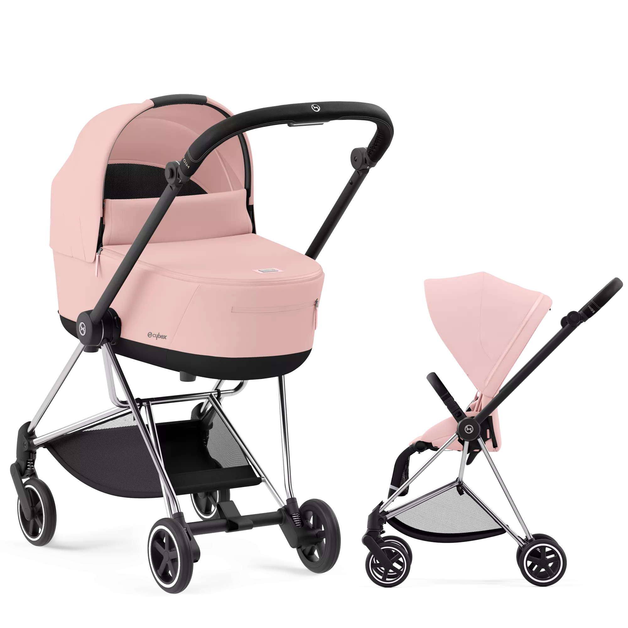 Cybex Mios 3.0 - 2w1 | Peach Pink (Chrome Black Frame)