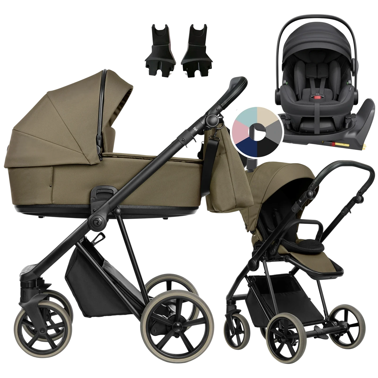 Roan Ivi 2.0 Vintage + Avionaut Pixel 3 + baza IQ Orbit + GRATIS - 4w1 | Gold Mood