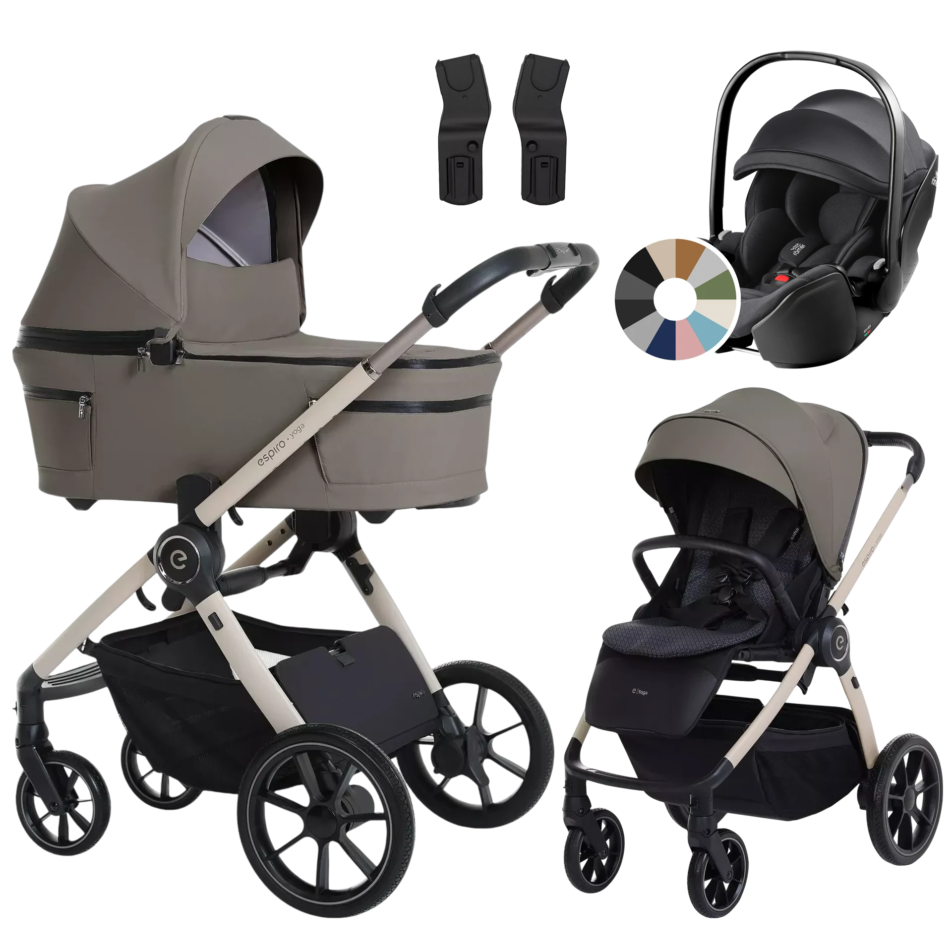 Espiro Yoga 2025 + Britax Römer Baby-Safe Pro +GRATIS - 3w1 | 109 Meditation Breeze