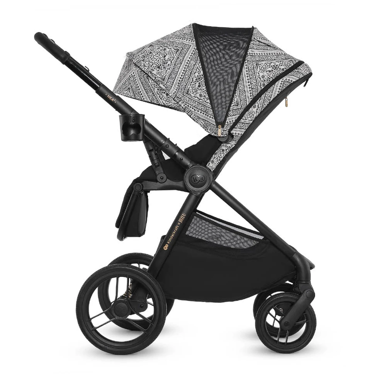 Kinderkraft Nea 2 - 2w1 | Lunar Black (Kinderkraft x Bizuu)