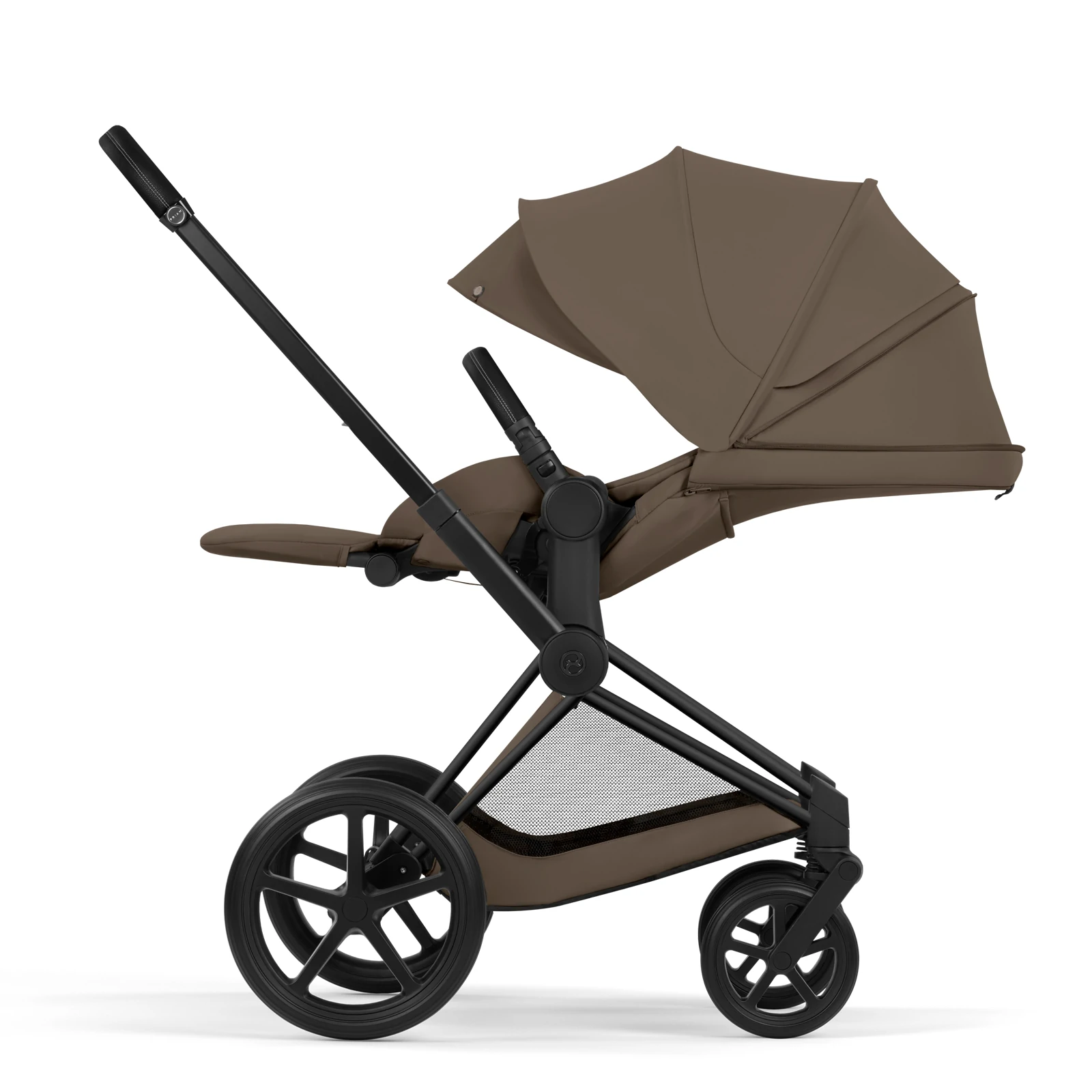 Cybex Priam 5.0 - wózek 4w1 | Coconut Brown - Matt Black (Comfort)
