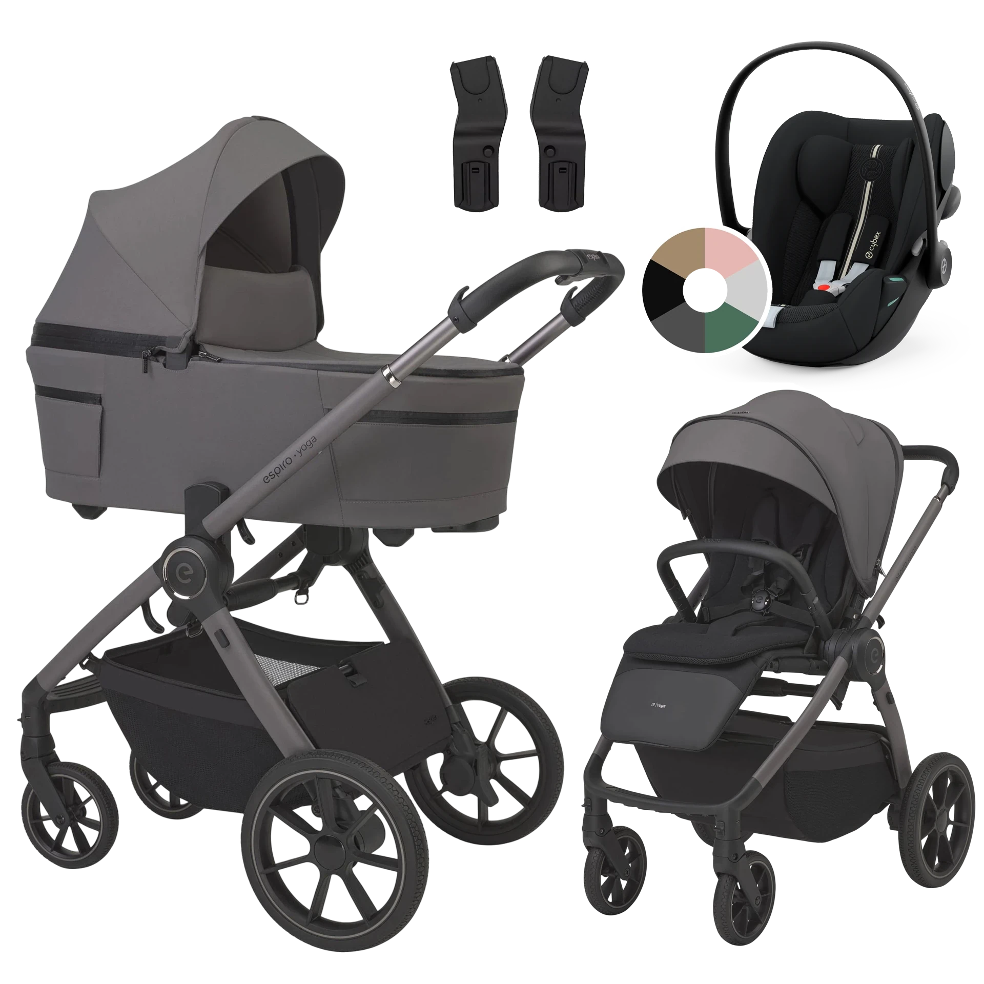 Espiro Yoga 2025 + Cybex Cloud G i-Size +GRATIS - 3w1 | 217 Gray Zen